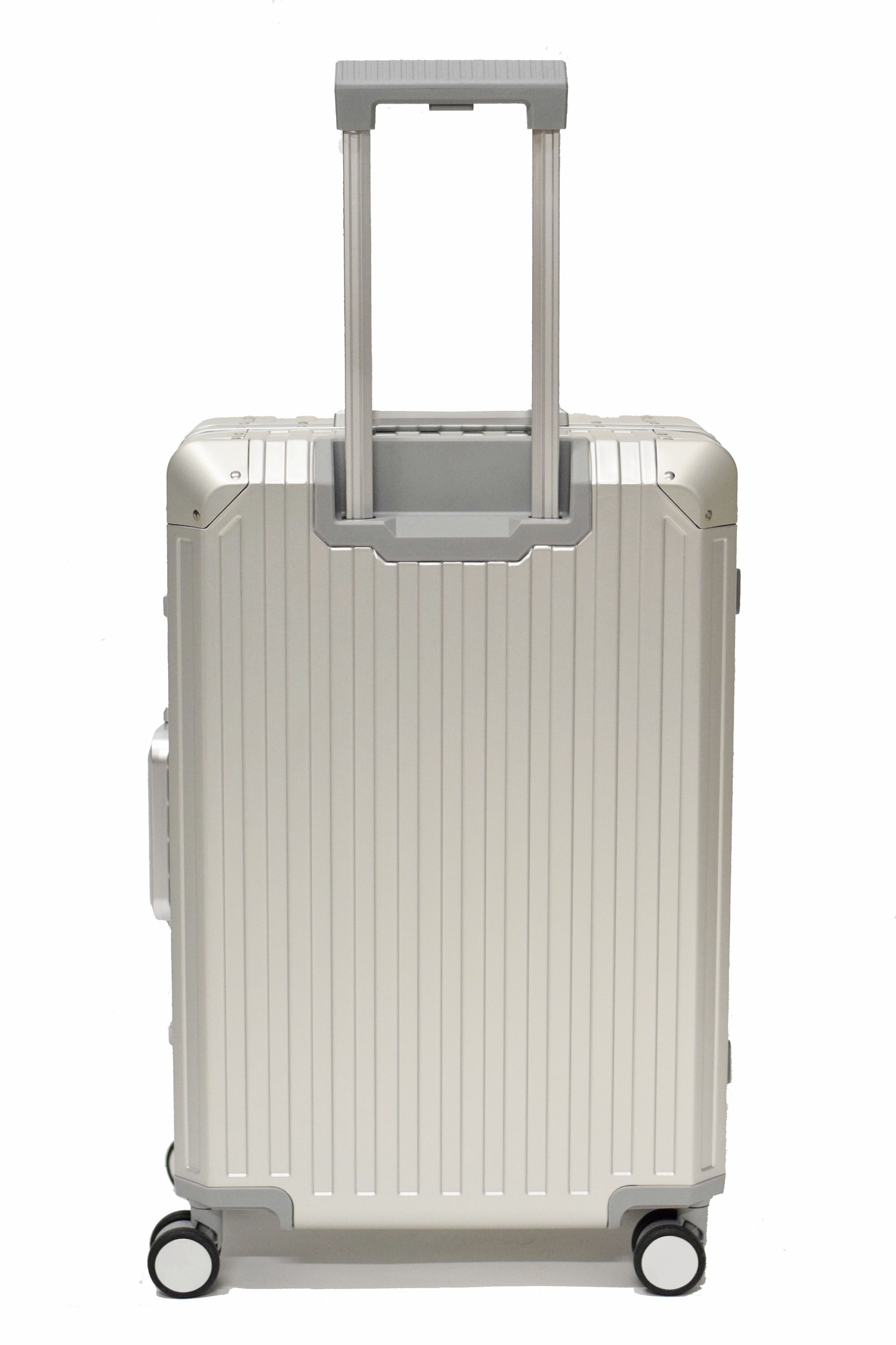 Zimmert Aluminium Koffer Trolley T-257 M 66 cm mit 4 Rollen