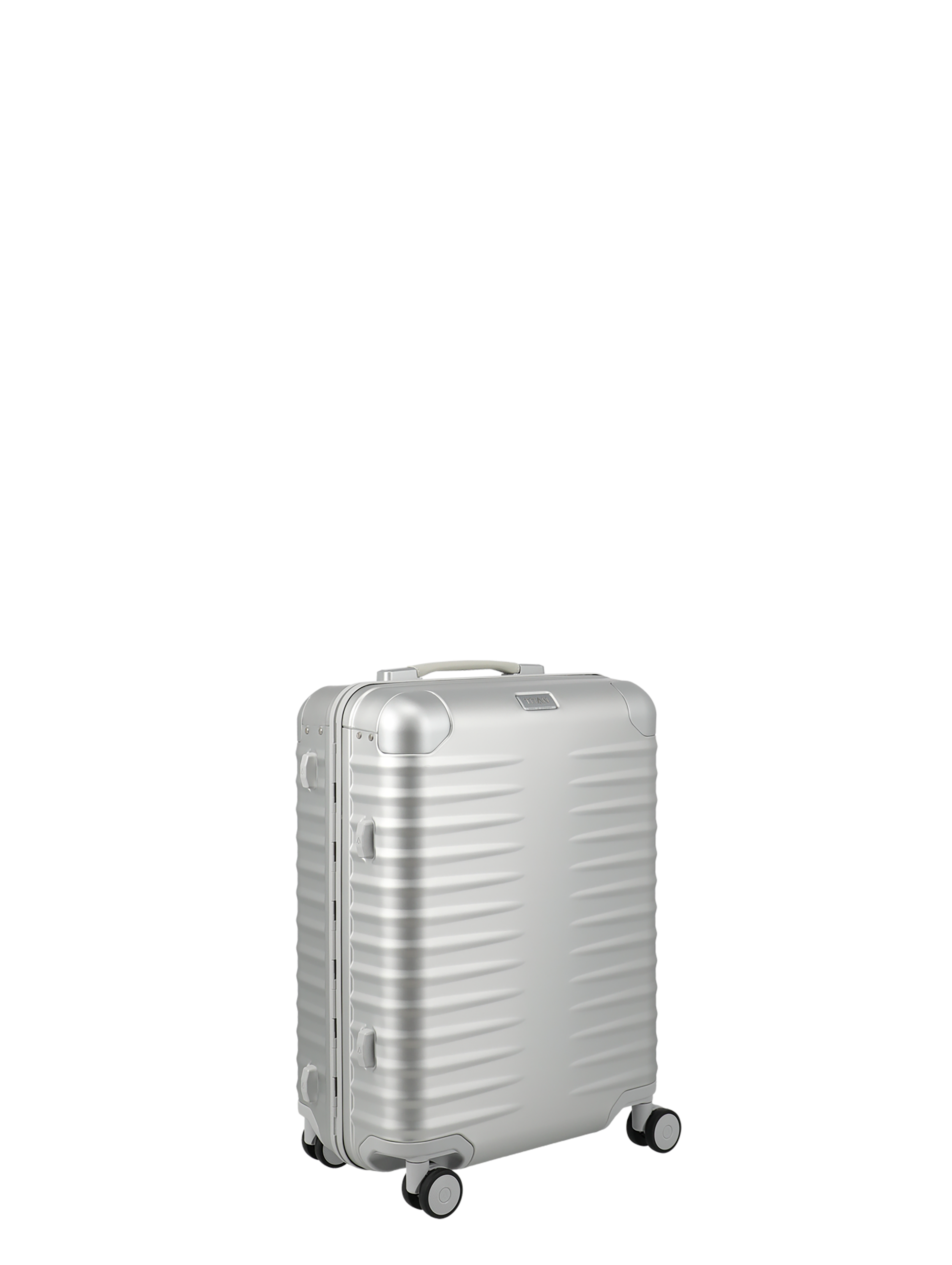 TITAN Aluminium Trolley ETERNITY S 23 cm mit 4 Rollen Silber