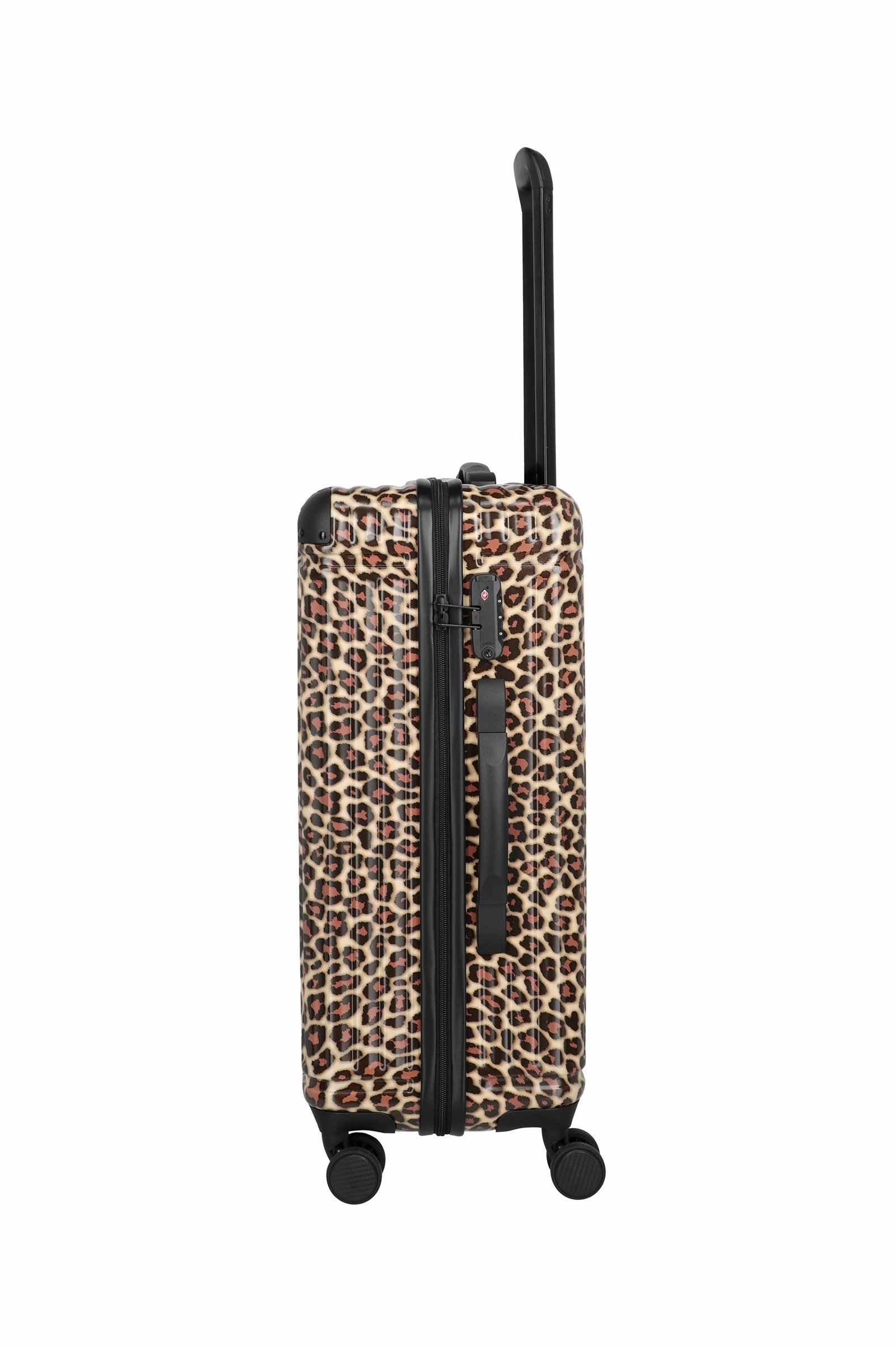Travelite Trolley Cruise M 66 cm mit 4 Rollen Leopard