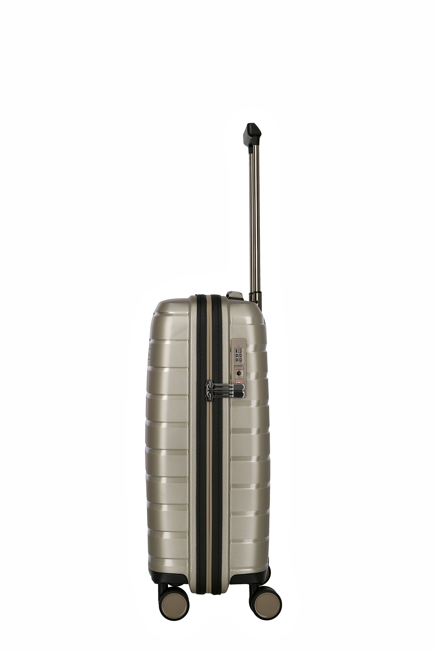 Travelite Koffer Air Base 4 Rollen Trolley S 55 cm Champagner