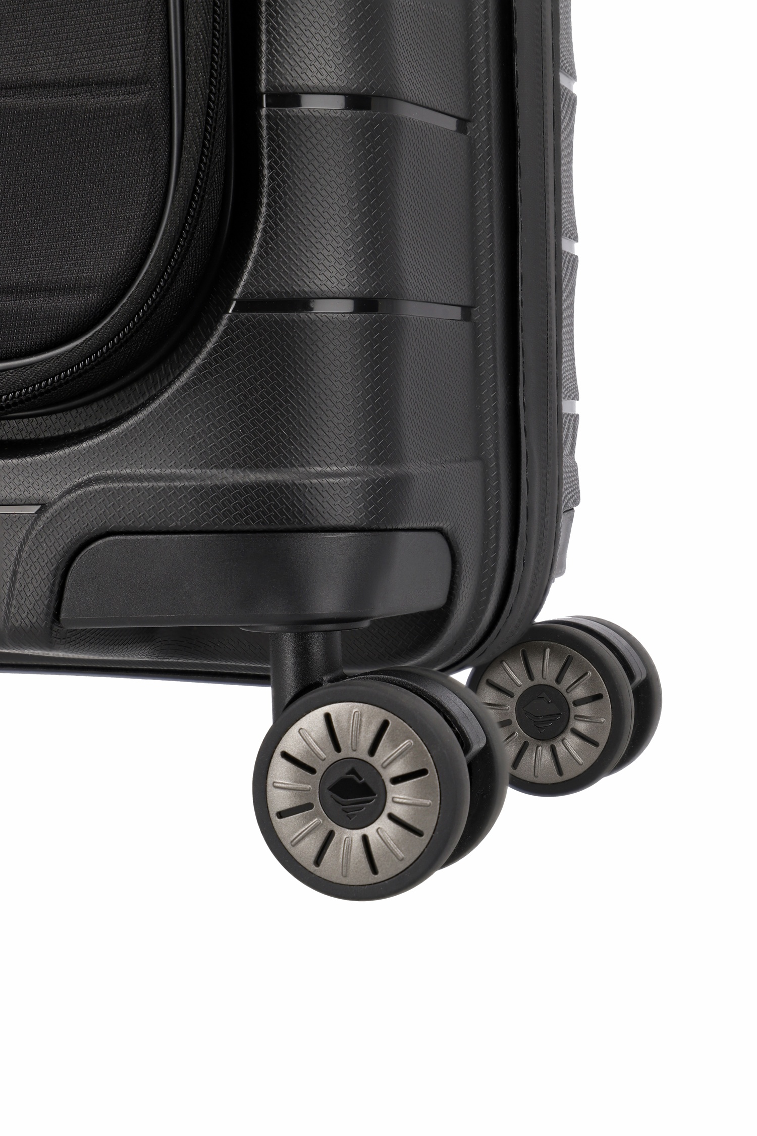 Travelite Koffer Mooby 4 Rollen Trolley S 55 cm mit Vortasche Schwarz