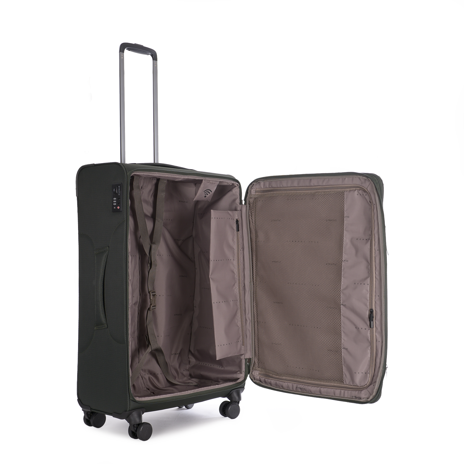 Stratic Light Plus Koffer 4 Rollen Gr. L 80 cm Dark Green