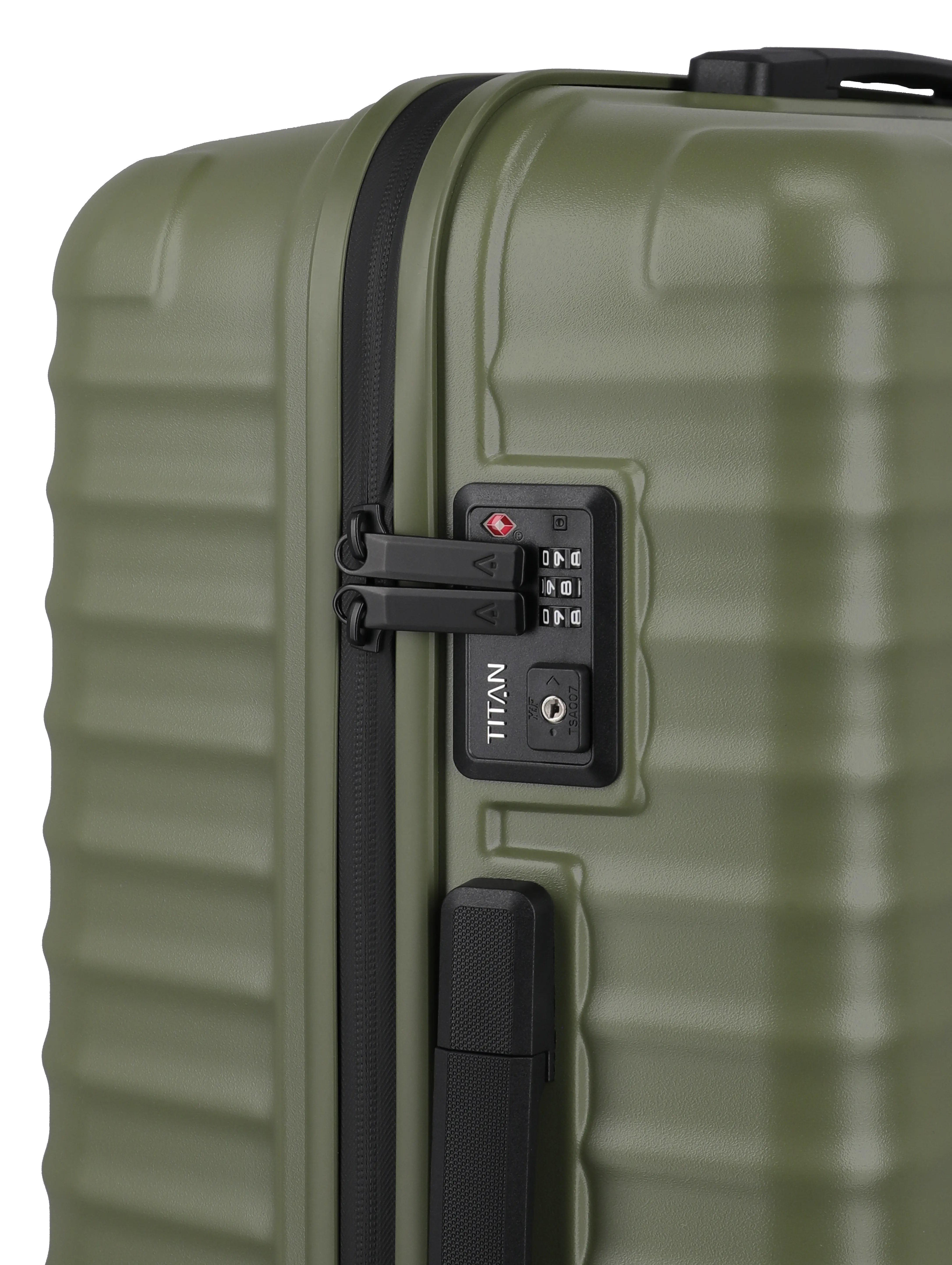 TITAN Trolley UPGRADE M+ 69 cm mit 4 Rollen Forest Green
