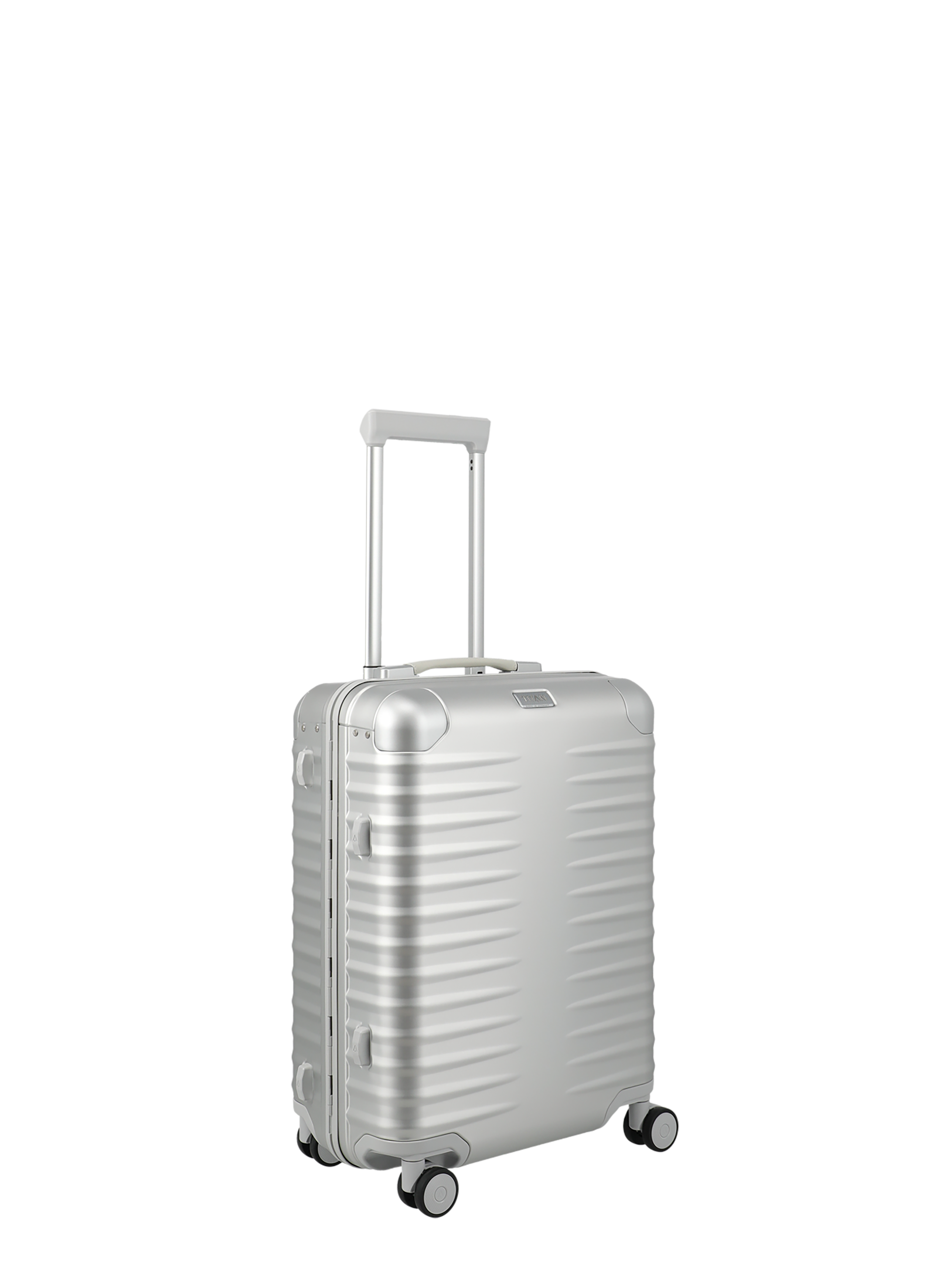 TITAN Aluminium Trolley ETERNITY S 23 cm mit 4 Rollen Silber