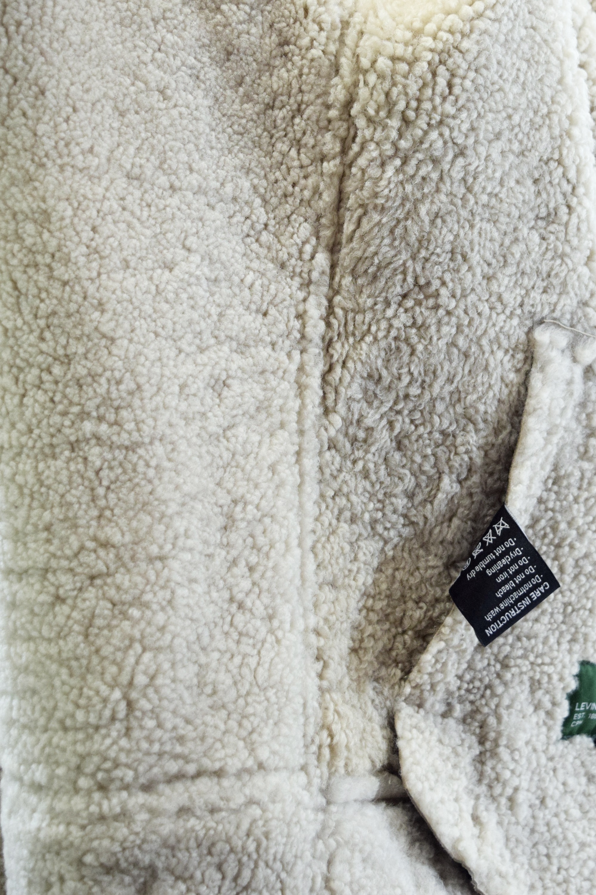 Herren Lammfelljacke Bomber Will in Steinbraun