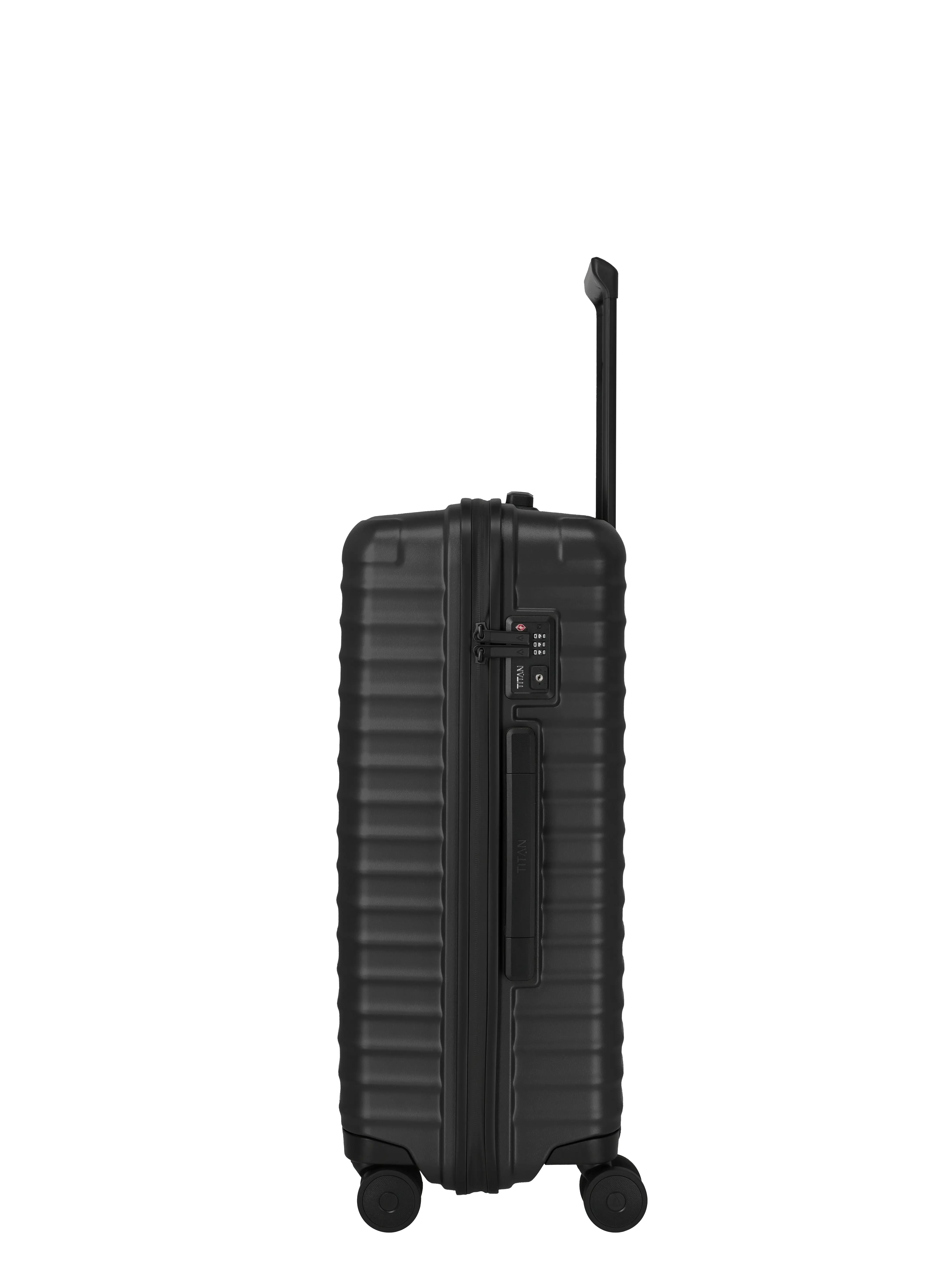 TITAN Trolley UPGRADE M+ 69 cm mit 4 Rollen Nightshade Black