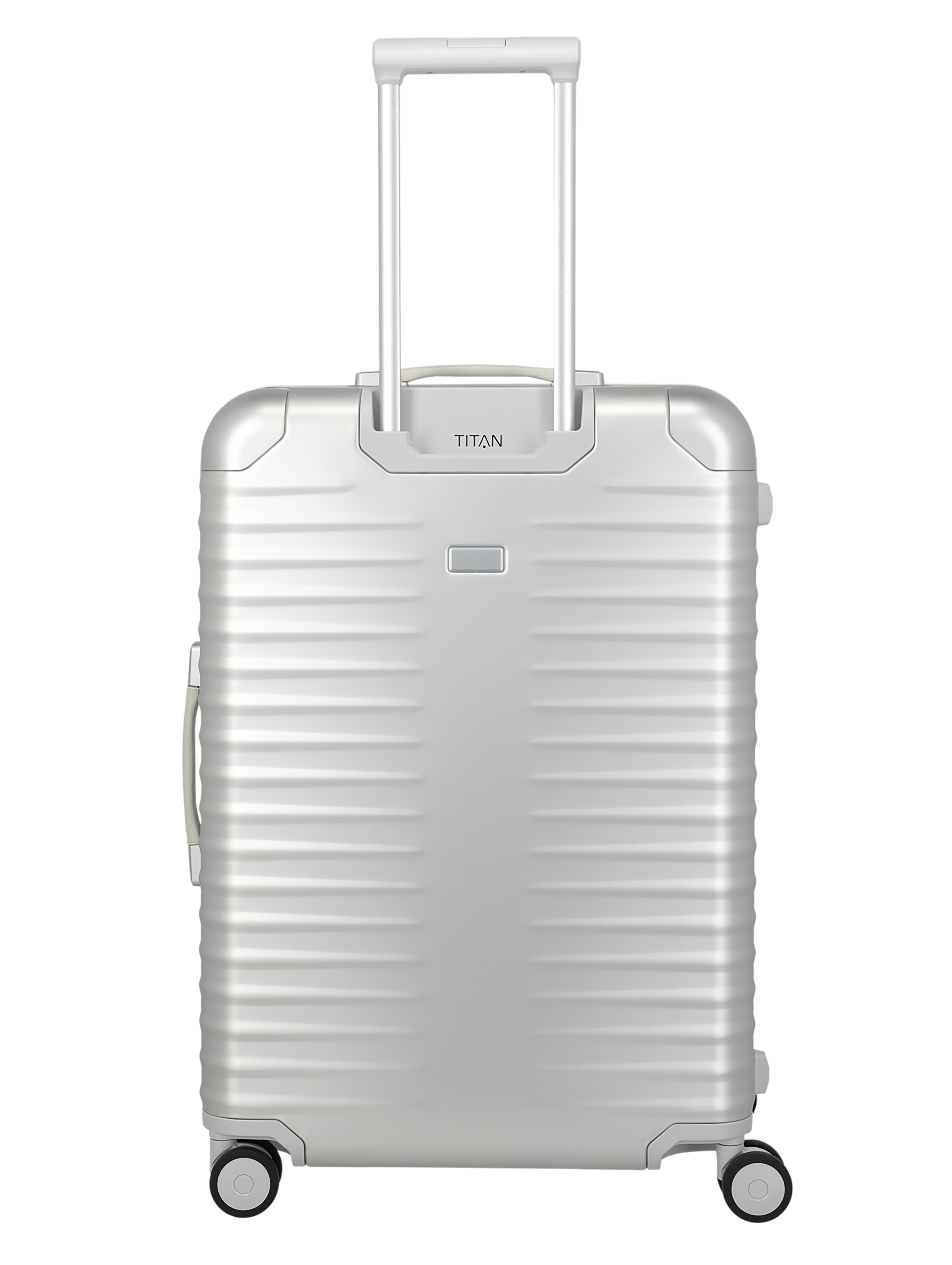 TITAN Aluminium Trolley ETERNITY L 75 cm mit 4 Rollen Silber