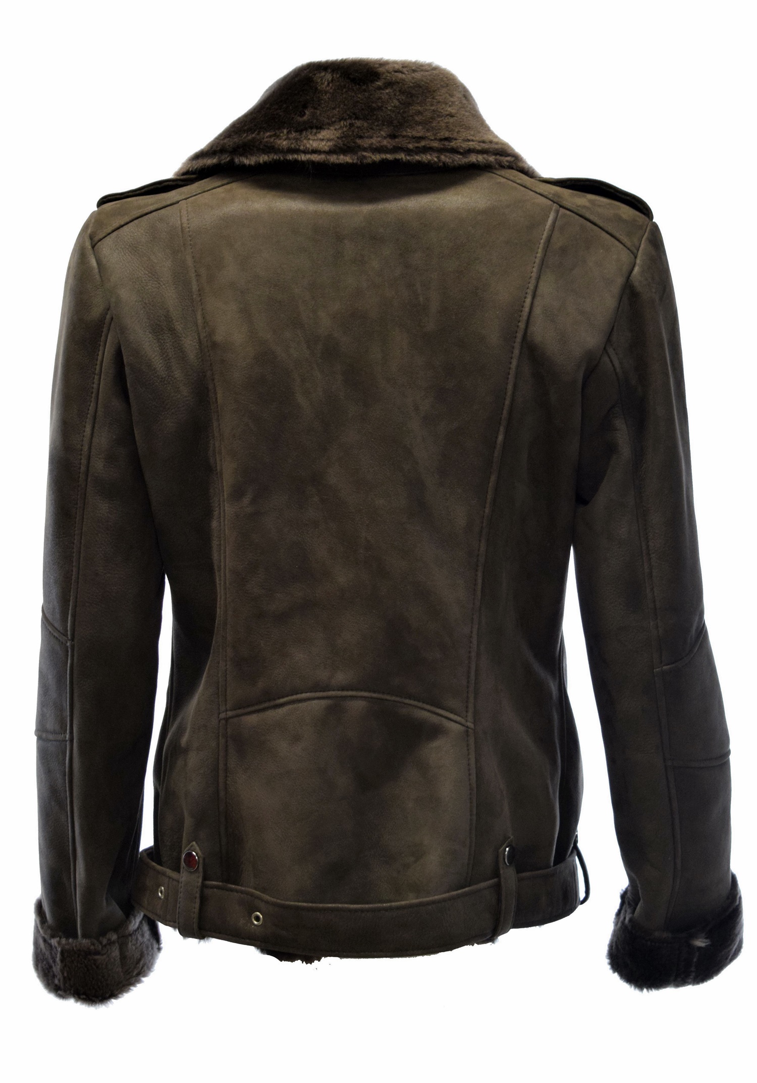 Damen Lammfelljacke Carla Shearling in Mocca