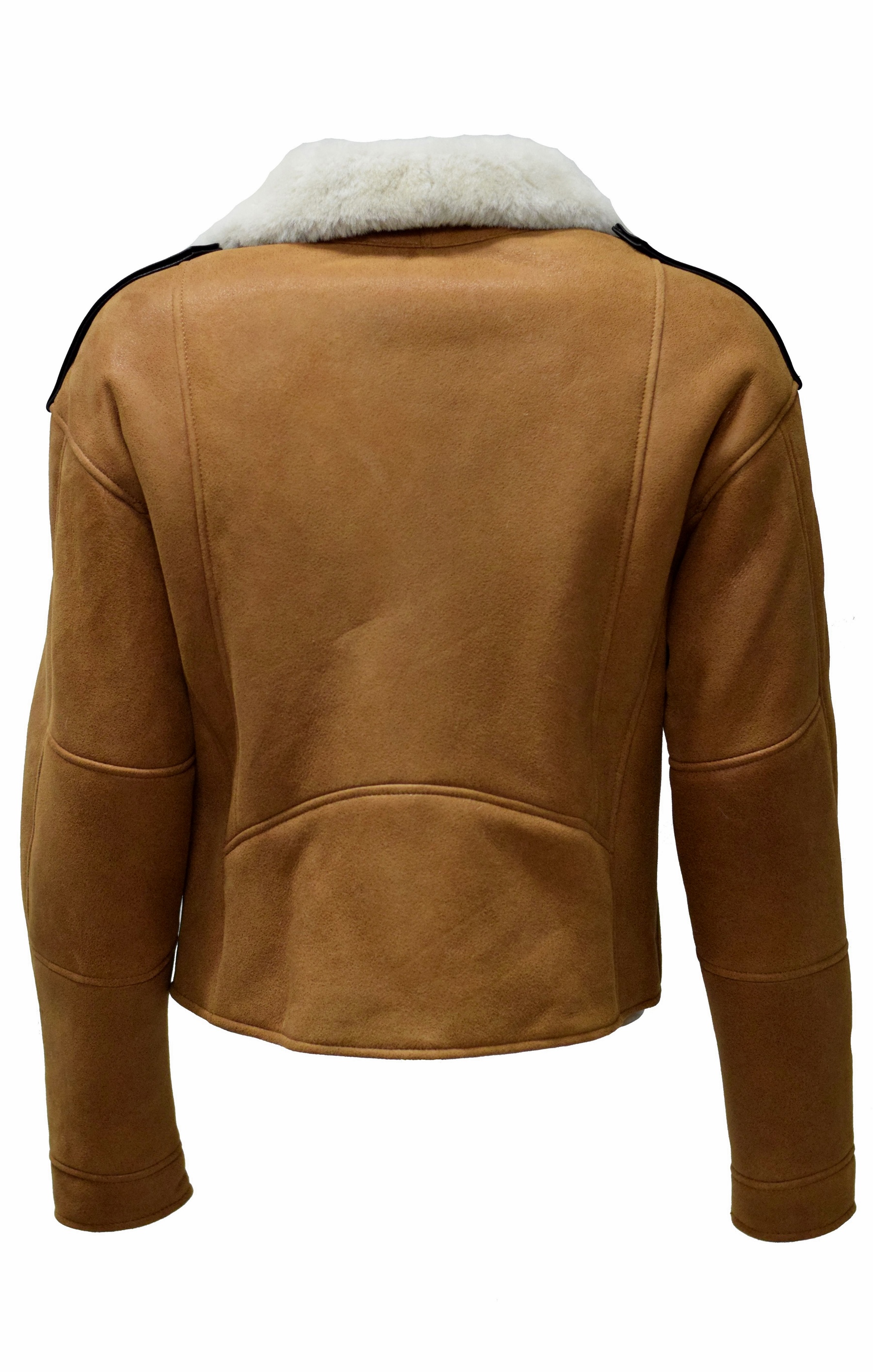 Damen Lammfelljacke Kate Shearling in Cognac