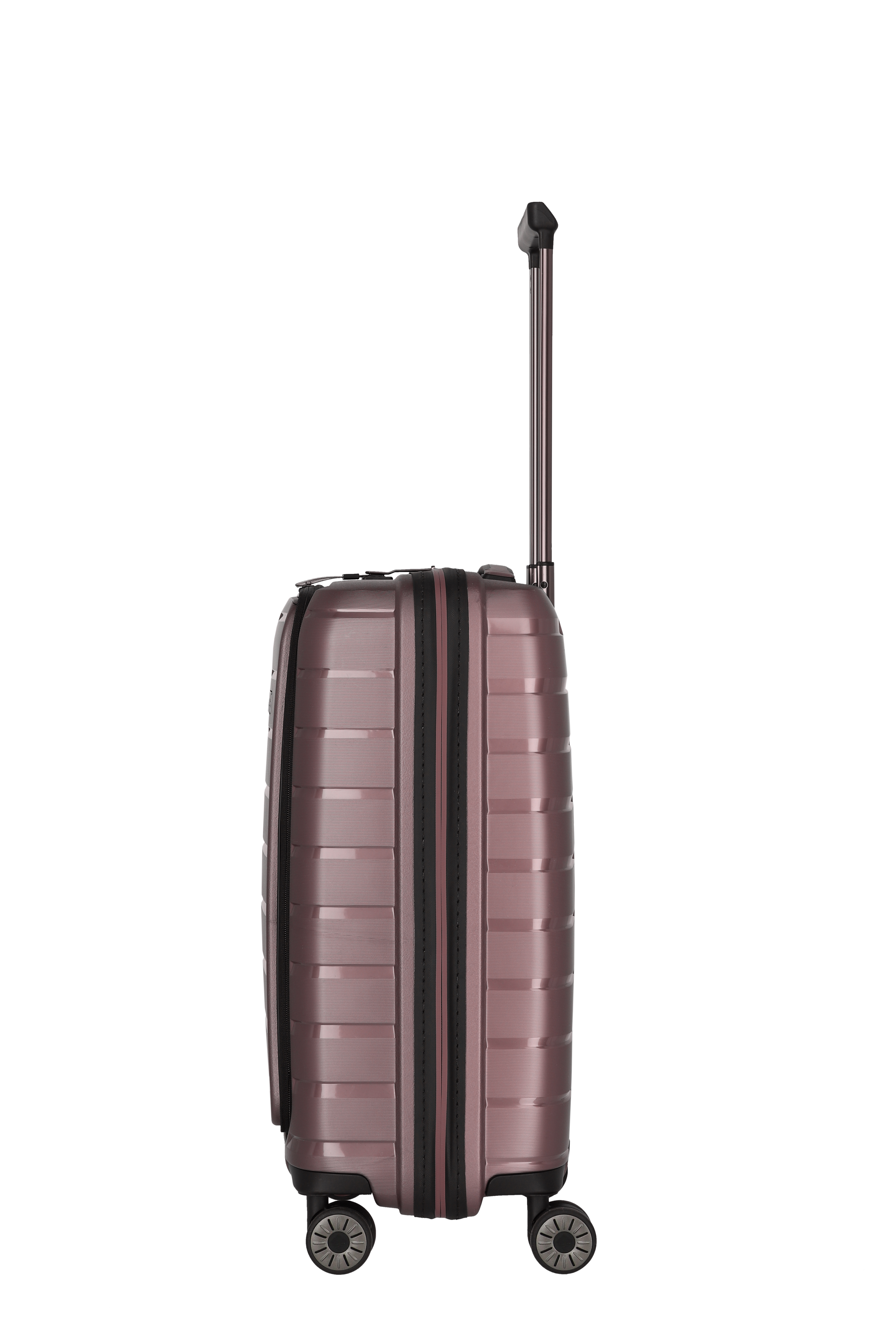 Travelite Koffer Air Base Vortasche 4 Rollen Trolley 55 cm S+ Flieder