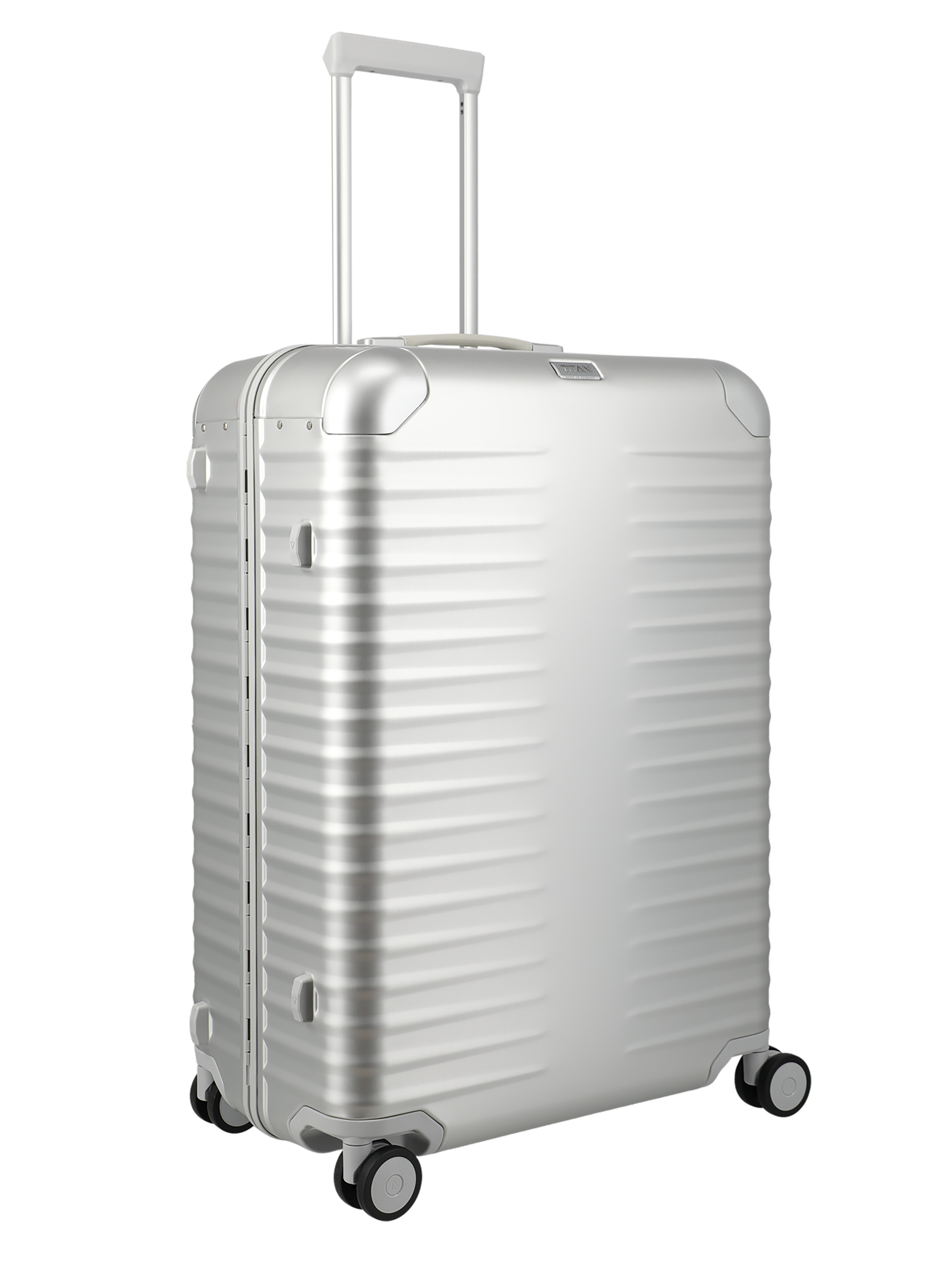 TITAN Aluminium Trolley ETERNITY L 75 cm mit 4 Rollen Silber