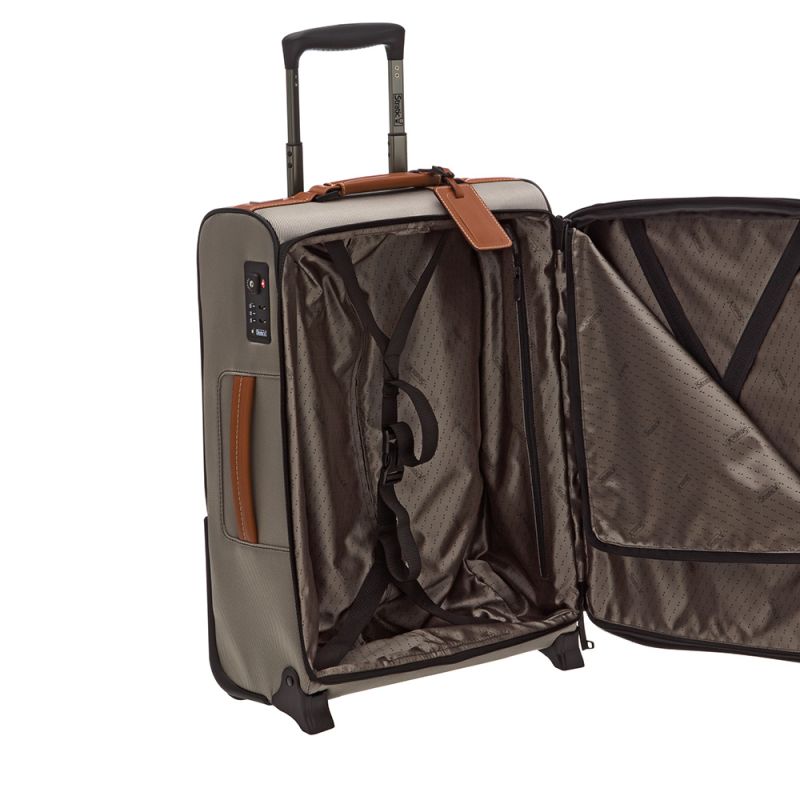 Stratic Original Koffer Gr. S 55 cm 2 Rollen mit Leder in Champagner
