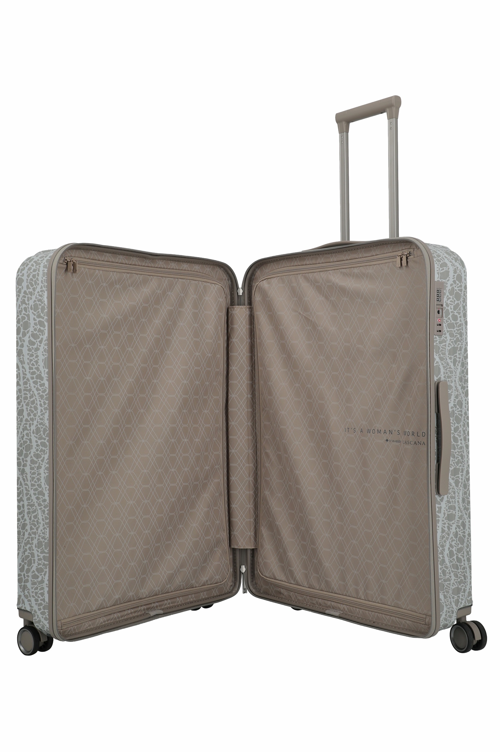 Travelite Lascana Edition ABS L 76 cm mit 4 Rollen Champagner