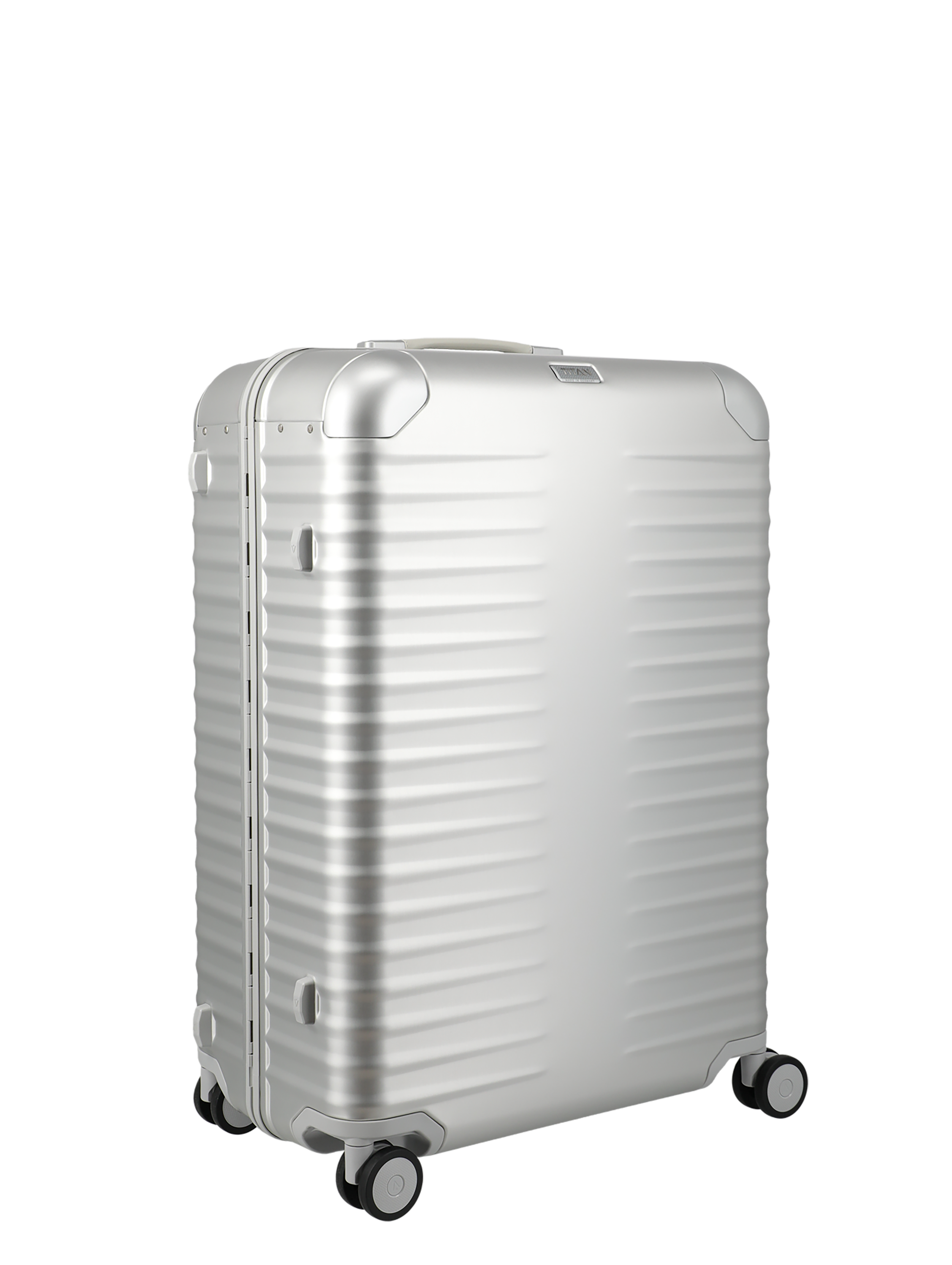 TITAN Aluminium Trolley ETERNITY L 75 cm mit 4 Rollen Silber