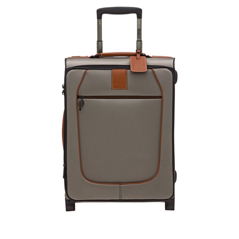 Stratic Original Koffer Gr. S 55 cm 2 Rollen mit Leder in Champagner
