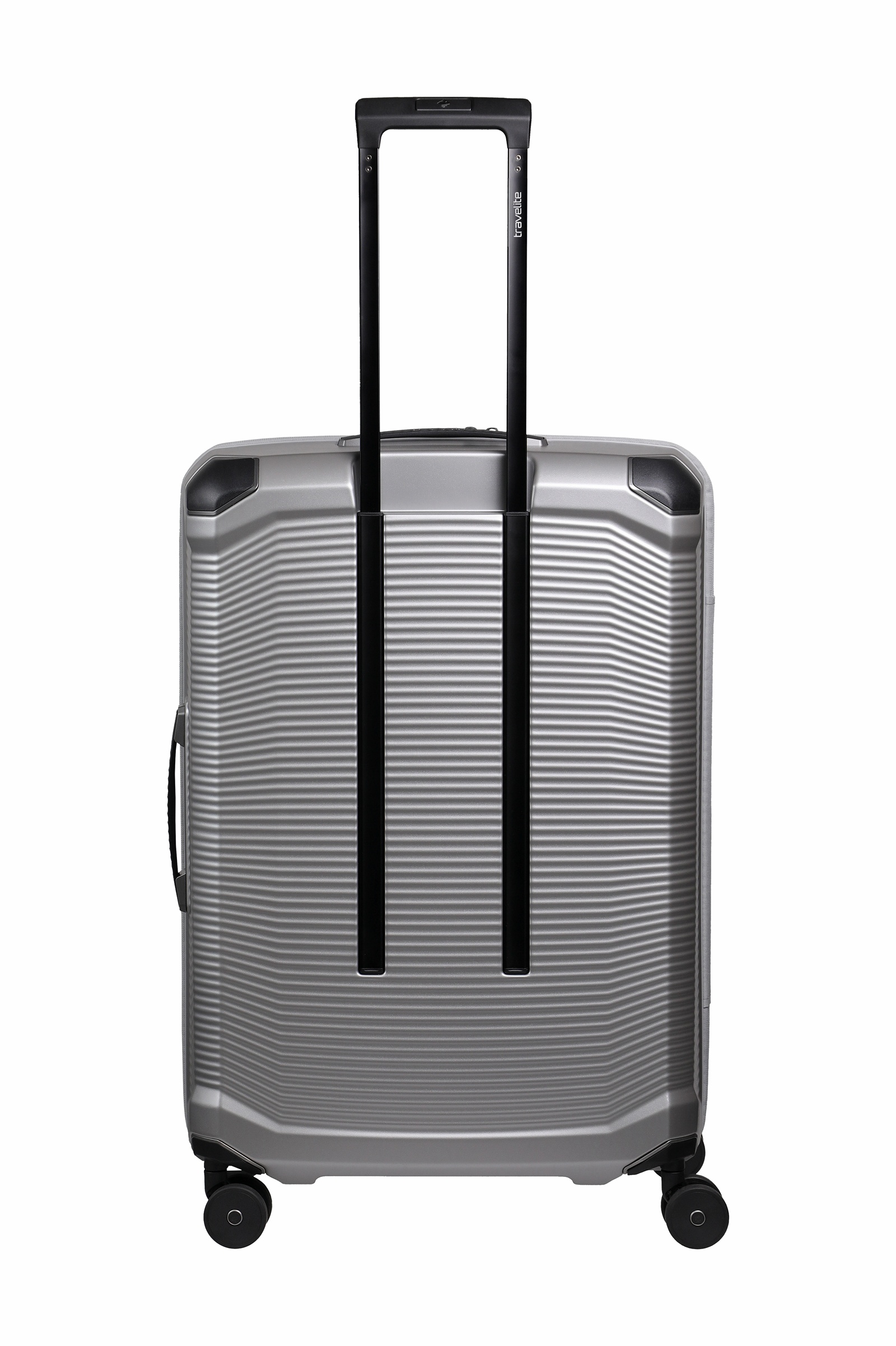 Travelite Koffer Trolley Millenium L 76 cm 4 Rollen Silber
