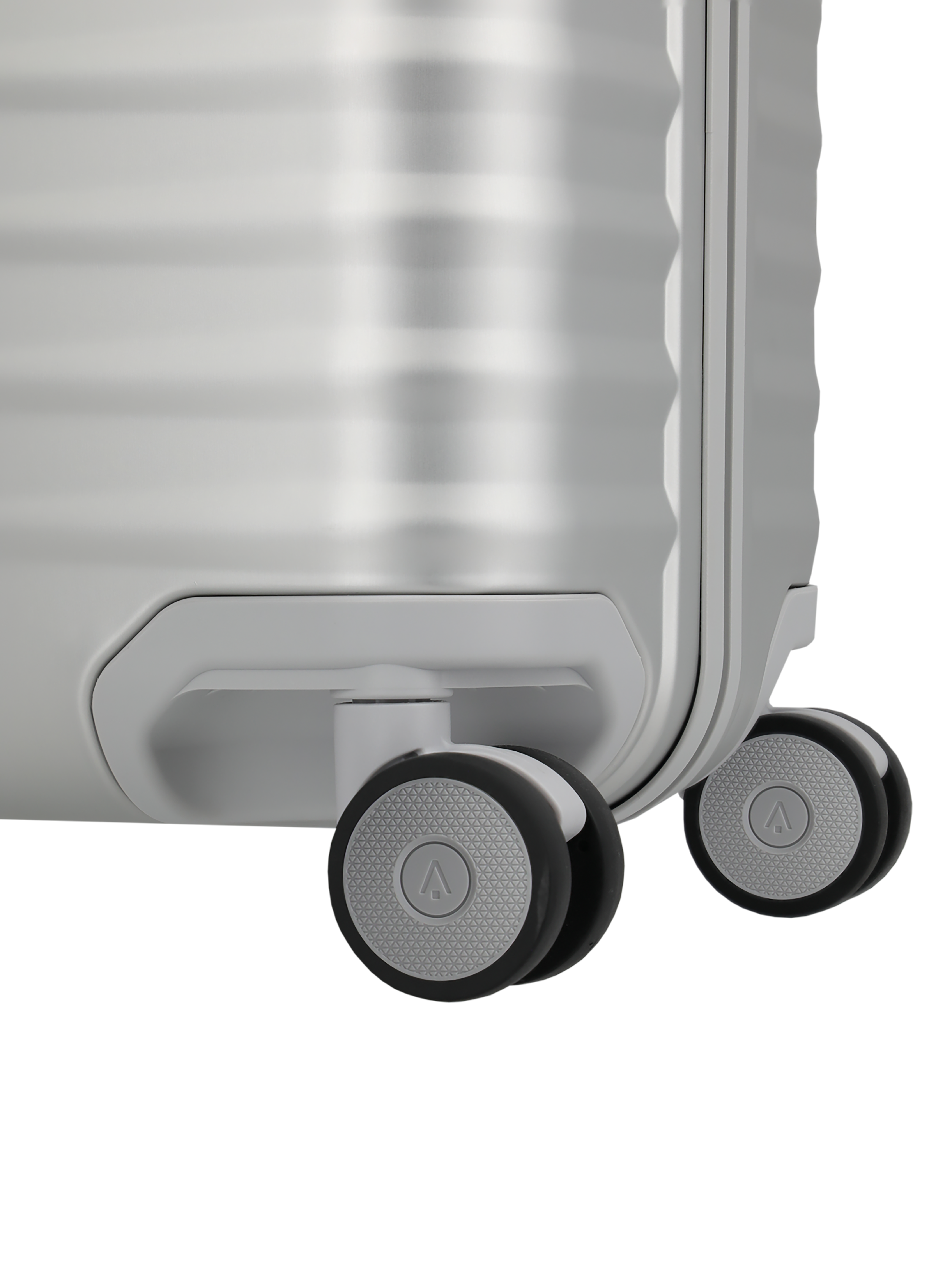 TITAN Aluminium Trolley ETERNITY L 75 cm mit 4 Rollen Silber