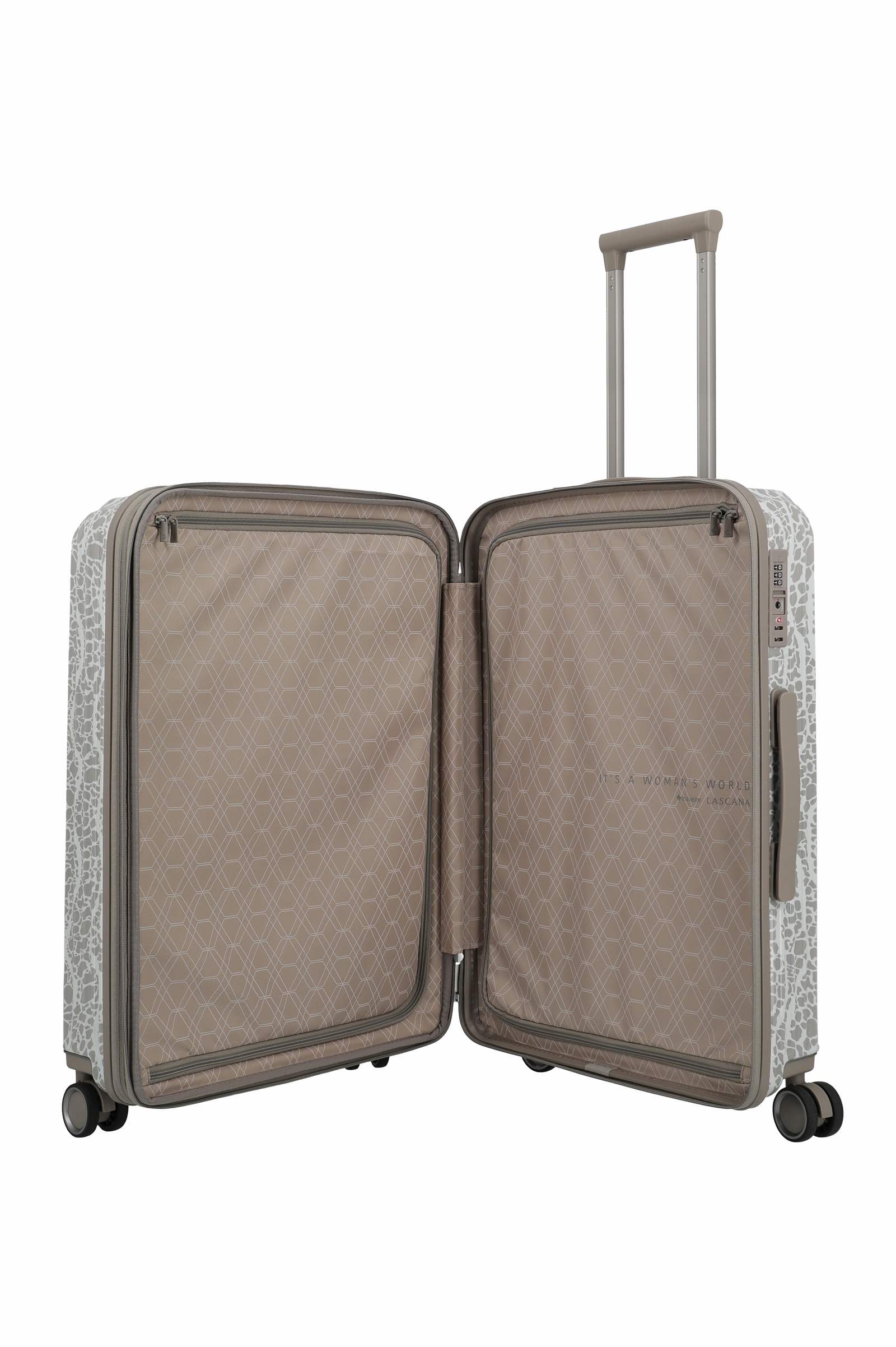 Travelite Lascana Edition ABS M 65 cm mit 4 Rollen Champagner