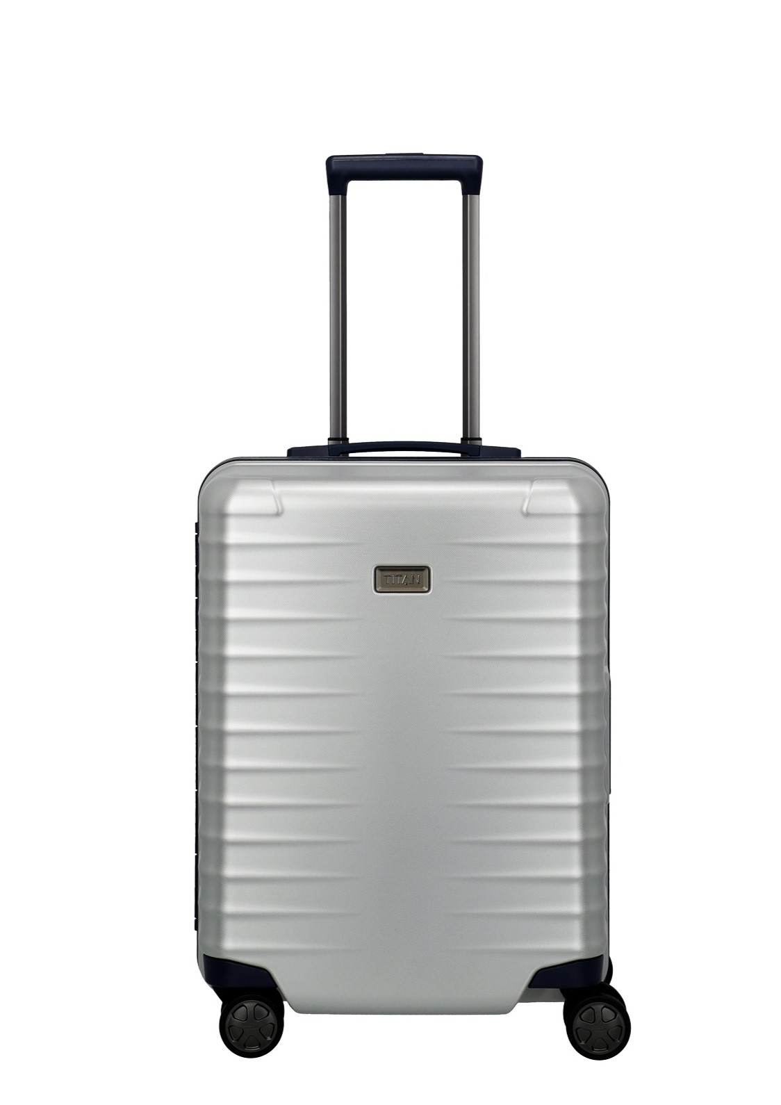TITAN Trolley LITRON FRAME S 55 cm mit 4 Rollen Silber