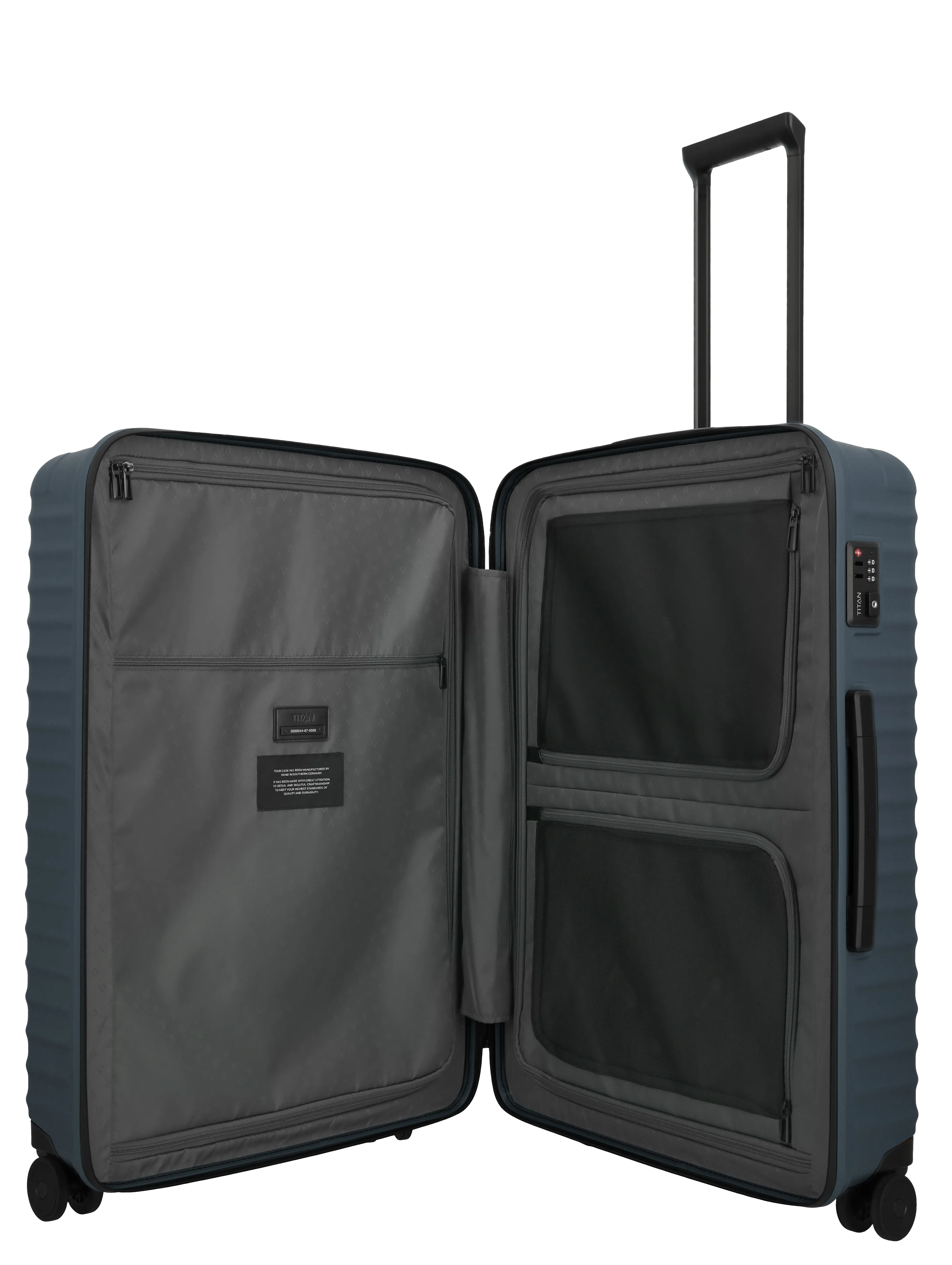 TITAN Trolley UPGRADE L 75 cm mit 4 Rollen Midnight Blue