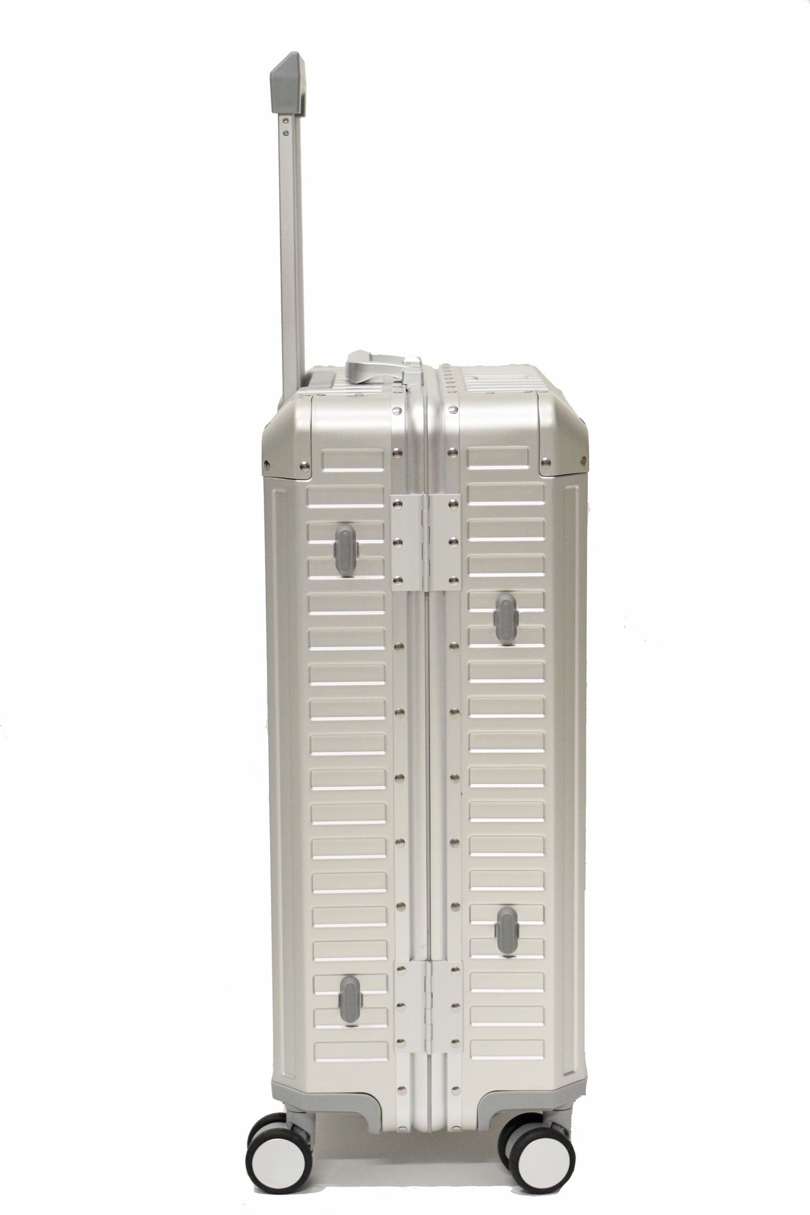 Zimmert Aluminium Koffer Trolley T-257 M 66 cm mit 4 Rollen