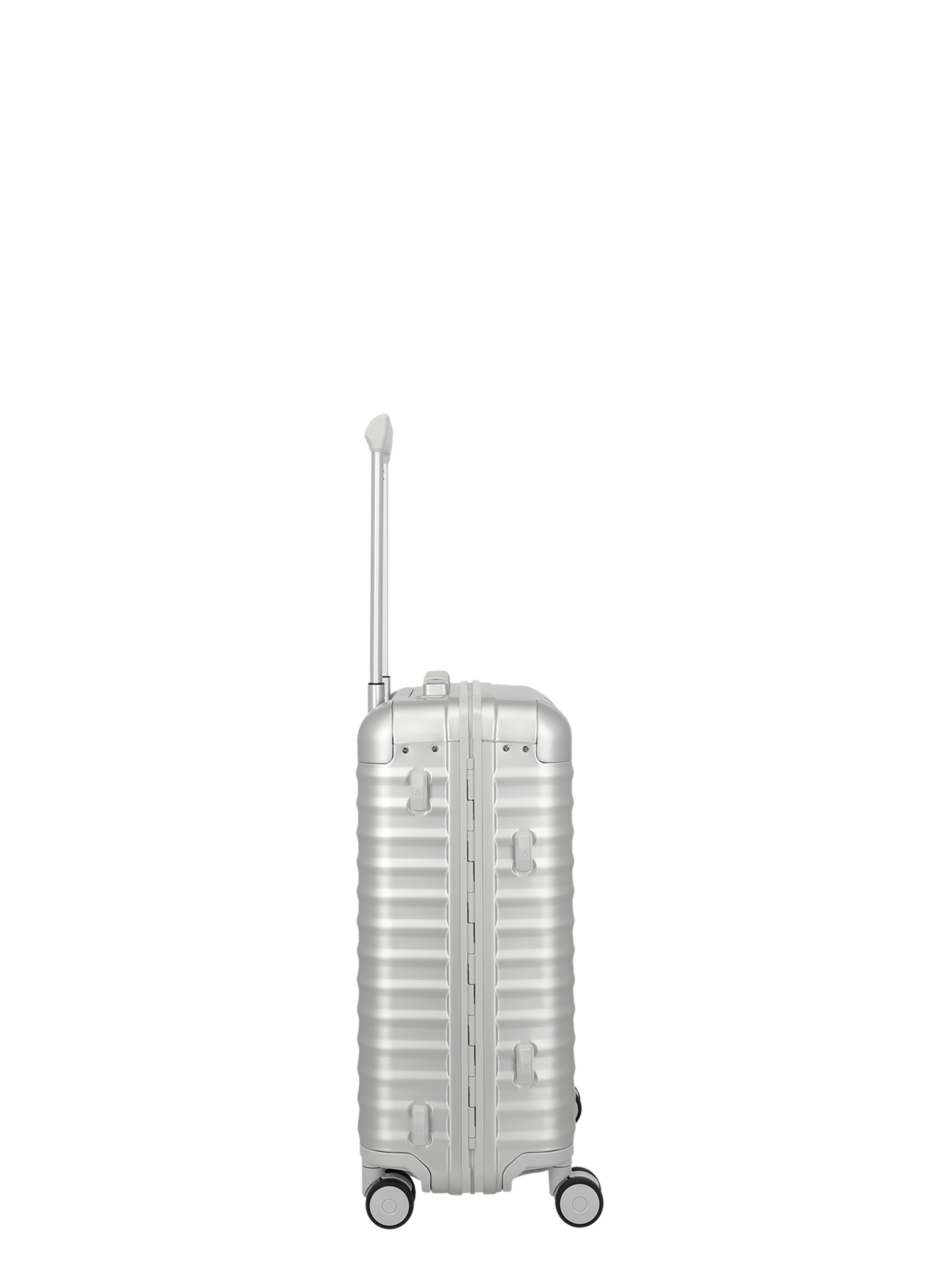 TITAN Aluminium Trolley ETERNITY S 23 cm mit 4 Rollen Silber