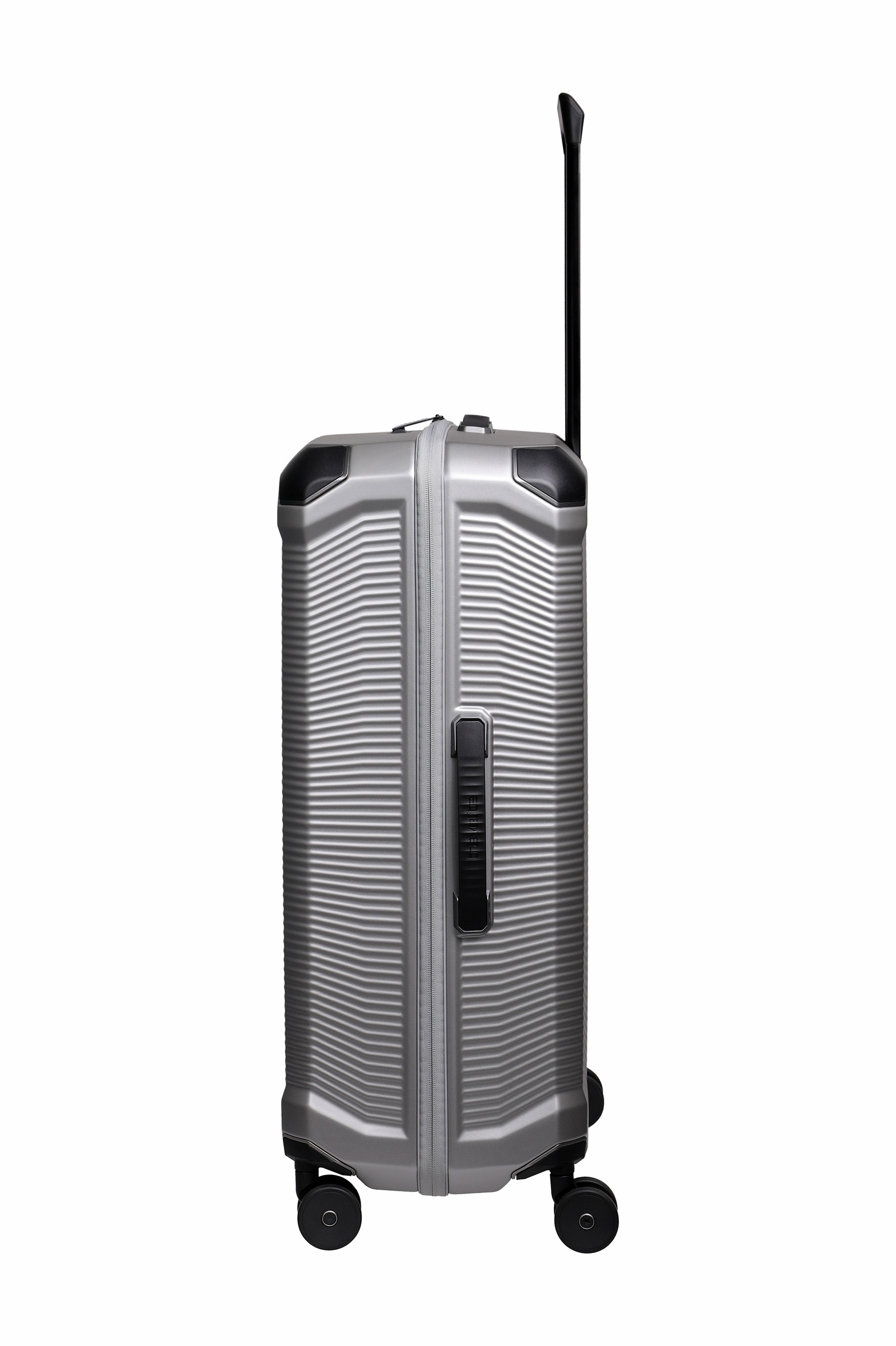 Travelite Koffer Trolley Millenium L 76 cm 4 Rollen Silber