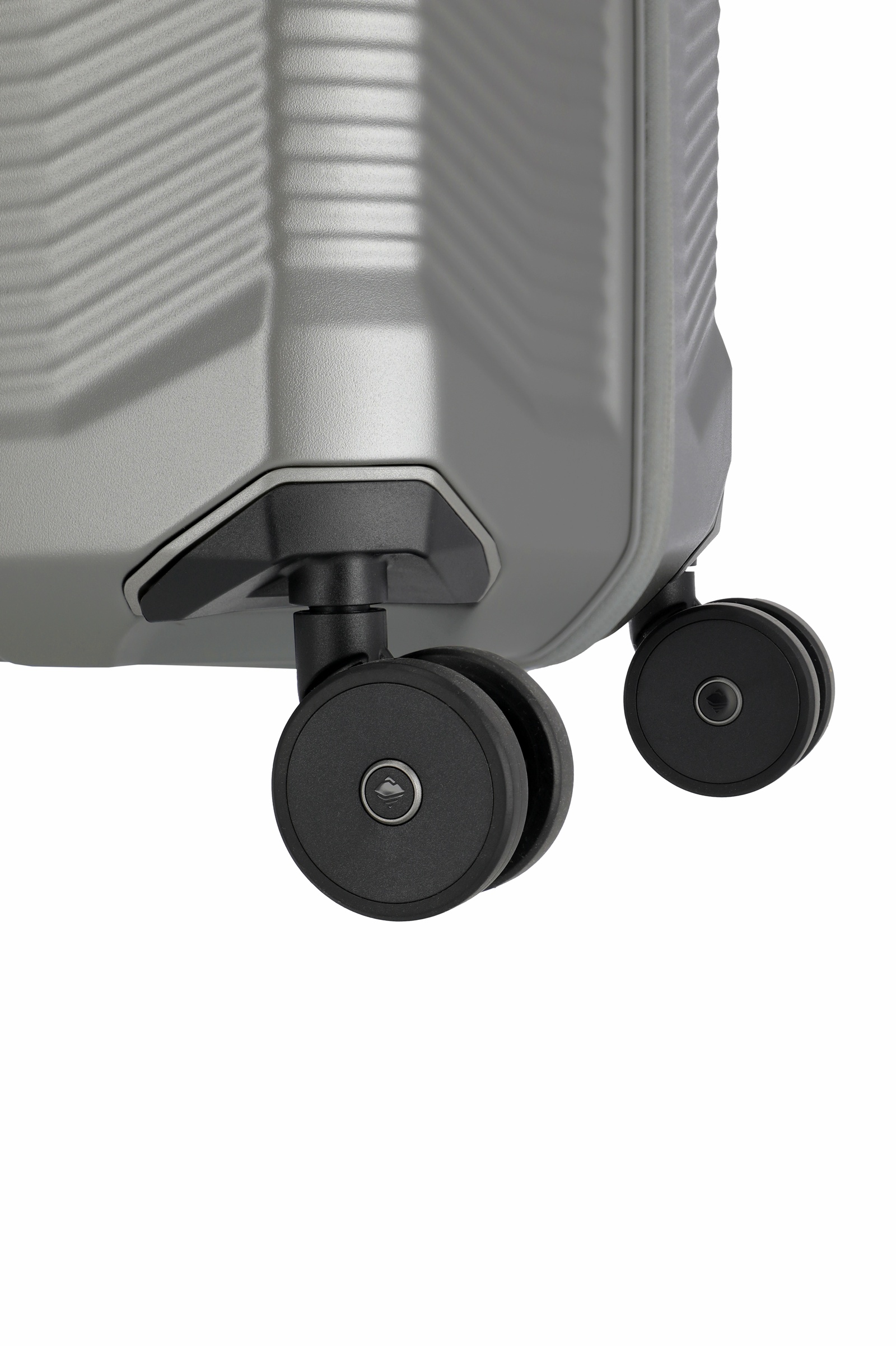 Travelite Koffer Trolley Millenium M 67 cm 4 Rollen Silber