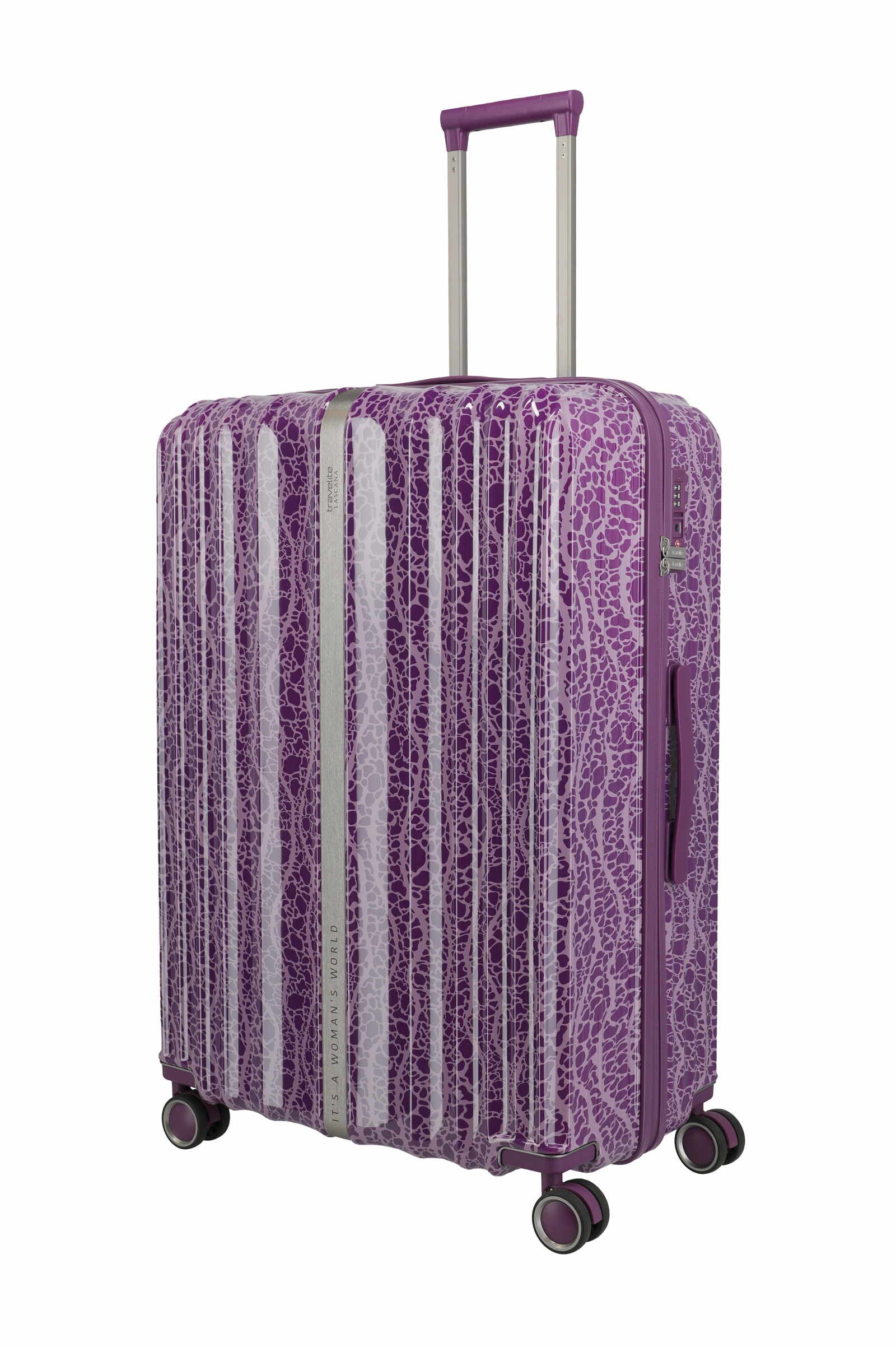 Travelite Lascana Edition ABS L 76 cm mit 4 Rollen Plum