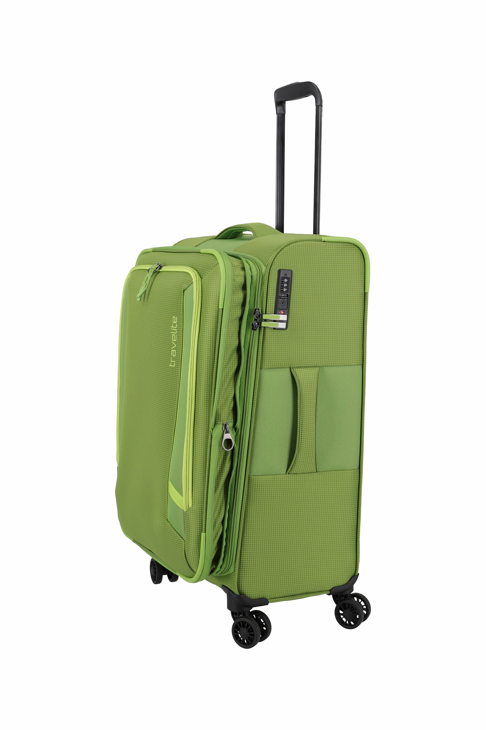 Travelite Trolley Corsiica M 67 cm mit 4 Rollen Fresch Green