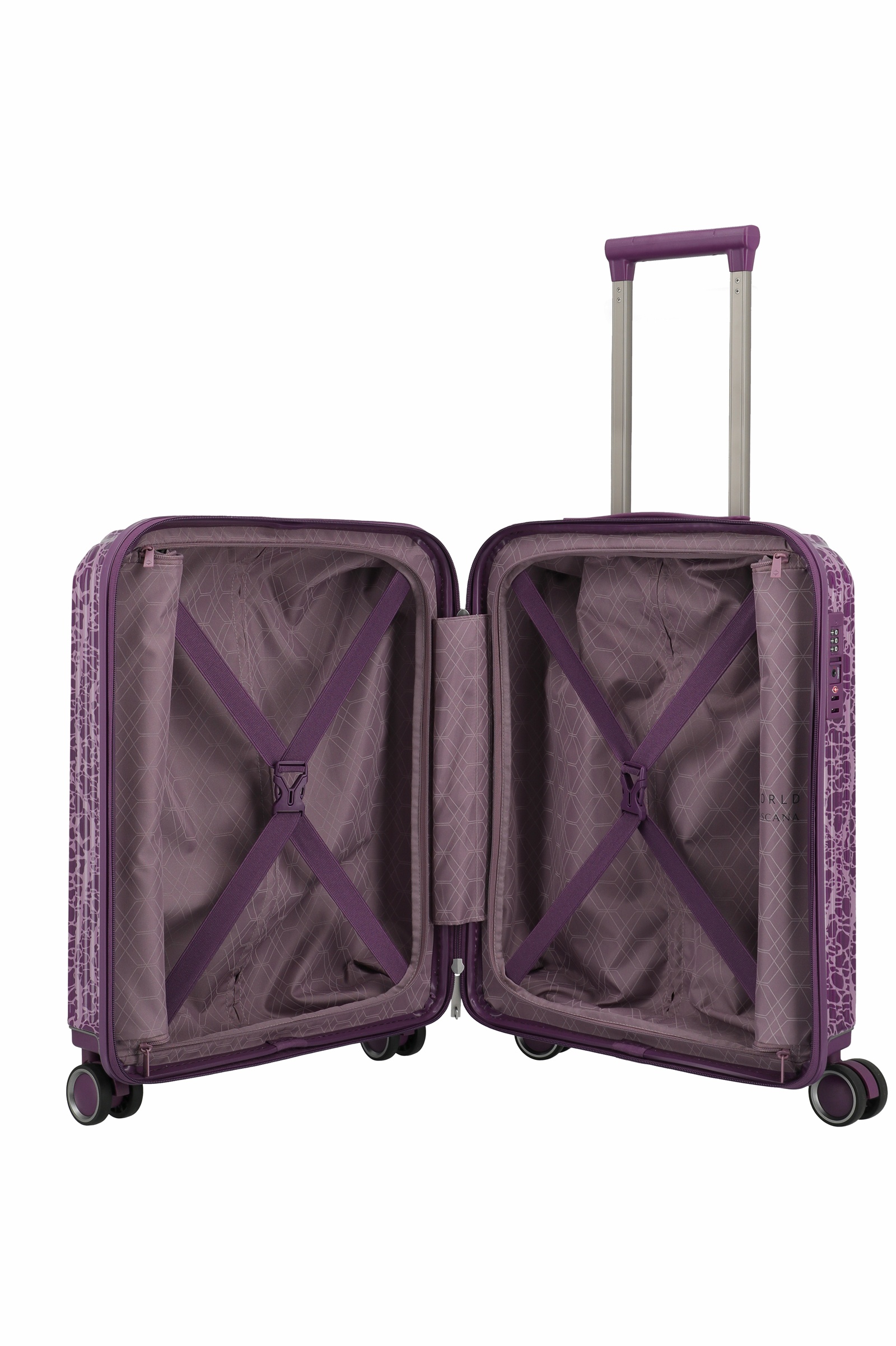 Travelite Lascana Edition ABS S 55 cm mit 4 Rollen Plum