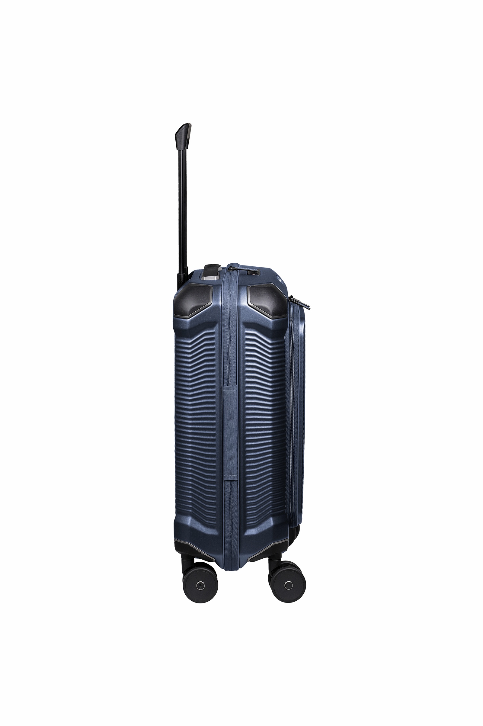 Travelite Koffer Trolley Millenium Vortasche 55 cm S+ 4 Rollen Navy
