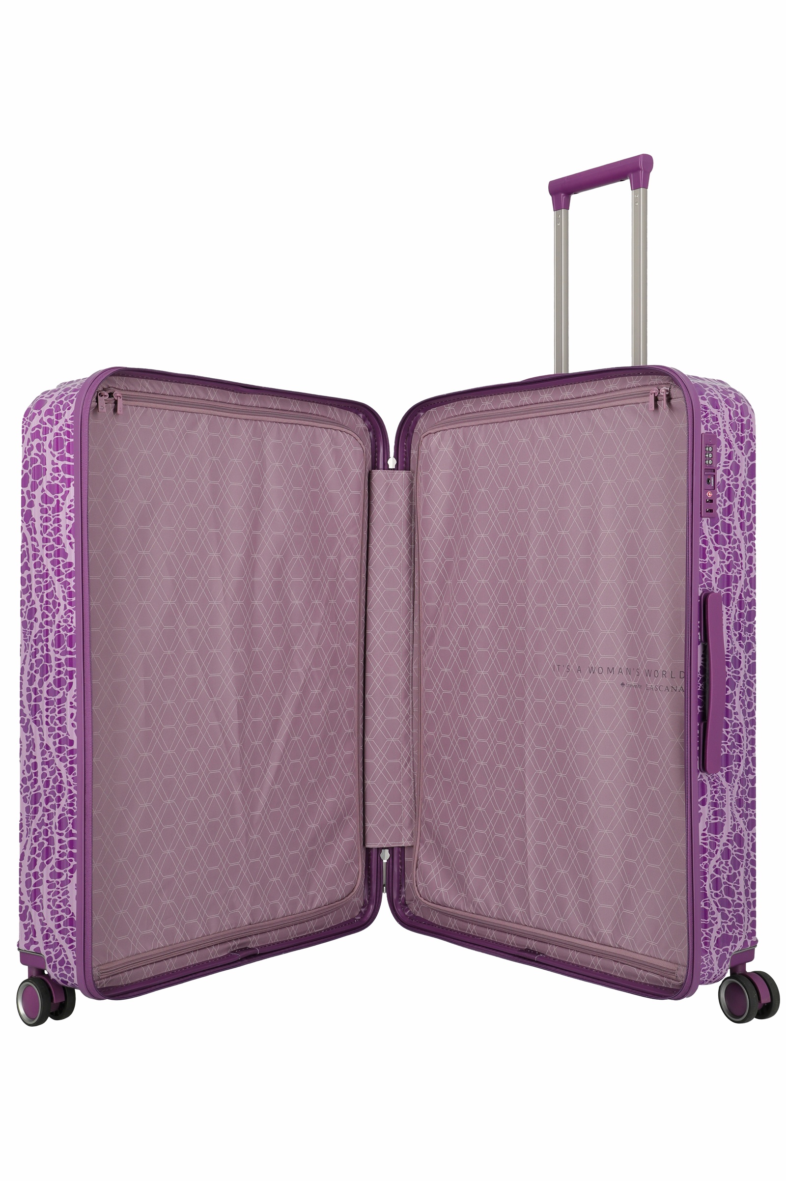 Travelite Lascana Edition ABS L 76 cm mit 4 Rollen Plum