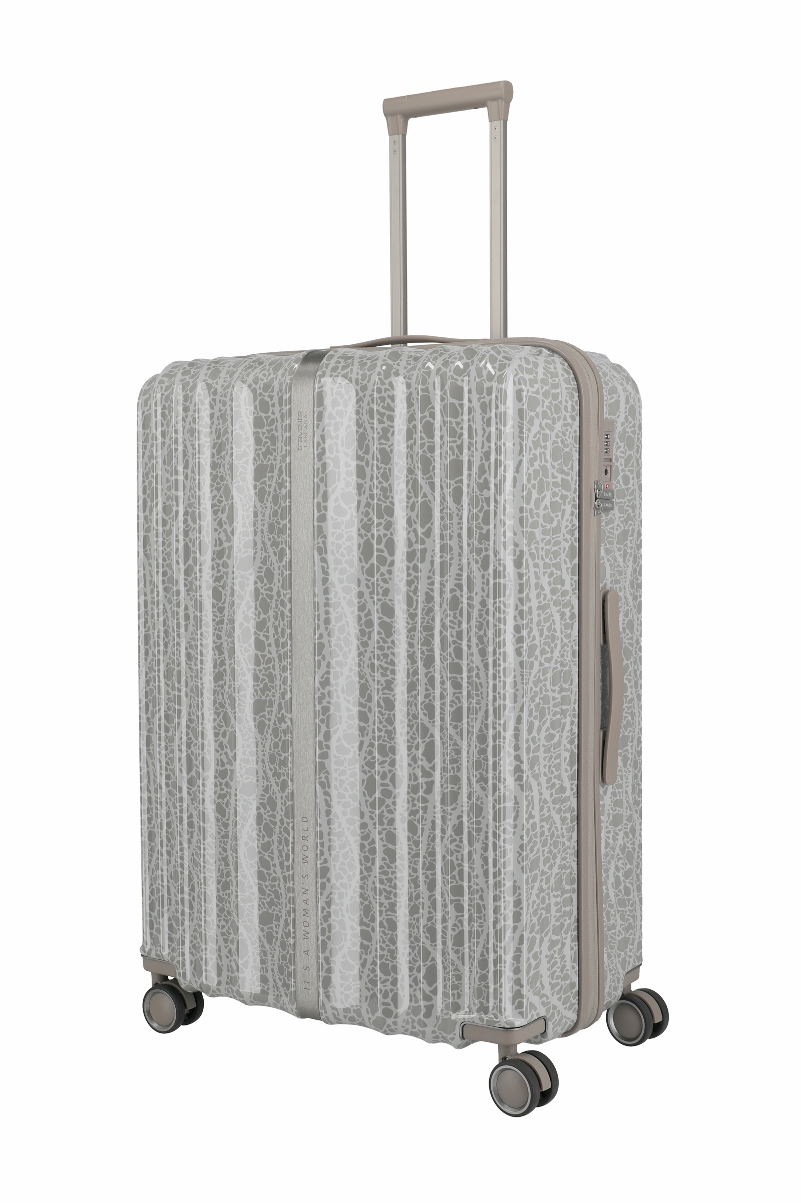 Travelite Lascana Edition ABS L 76 cm mit 4 Rollen Champagner