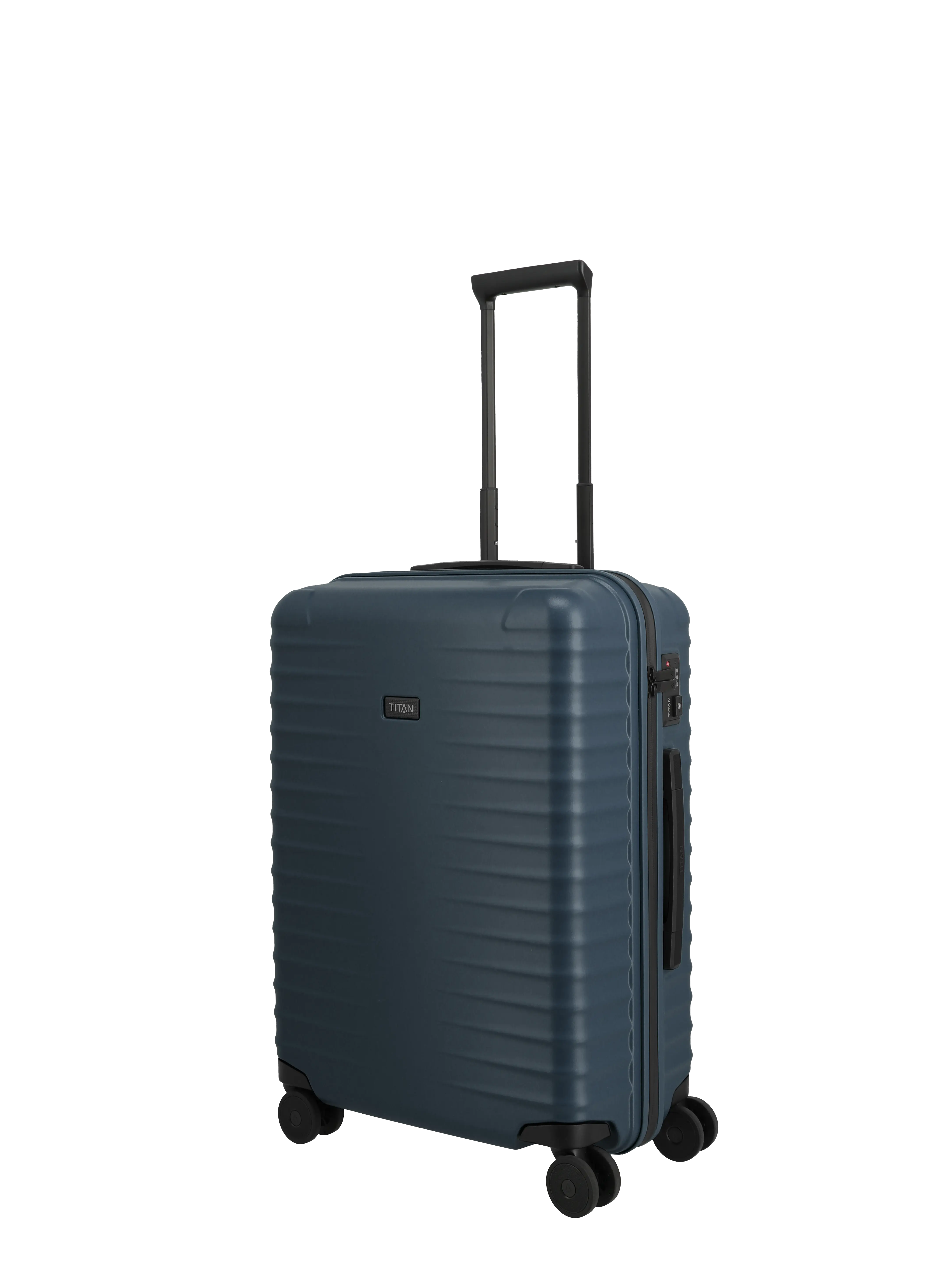 TITAN Trolley UPGRADE M 65 cm mit 4 Rollen Midnight Blue