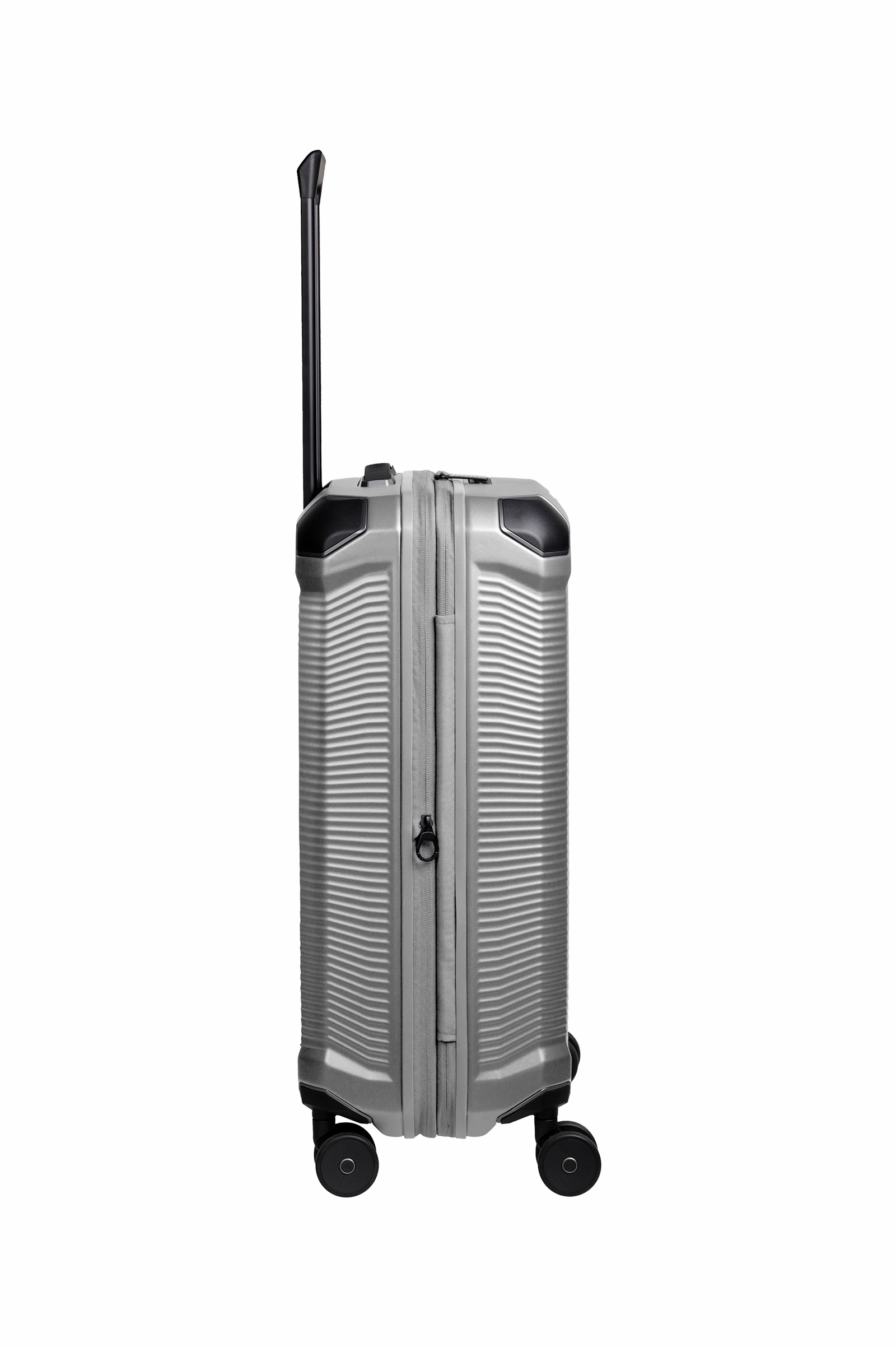 Travelite Koffer Trolley Millenium M 67 cm 4 Rollen Silber