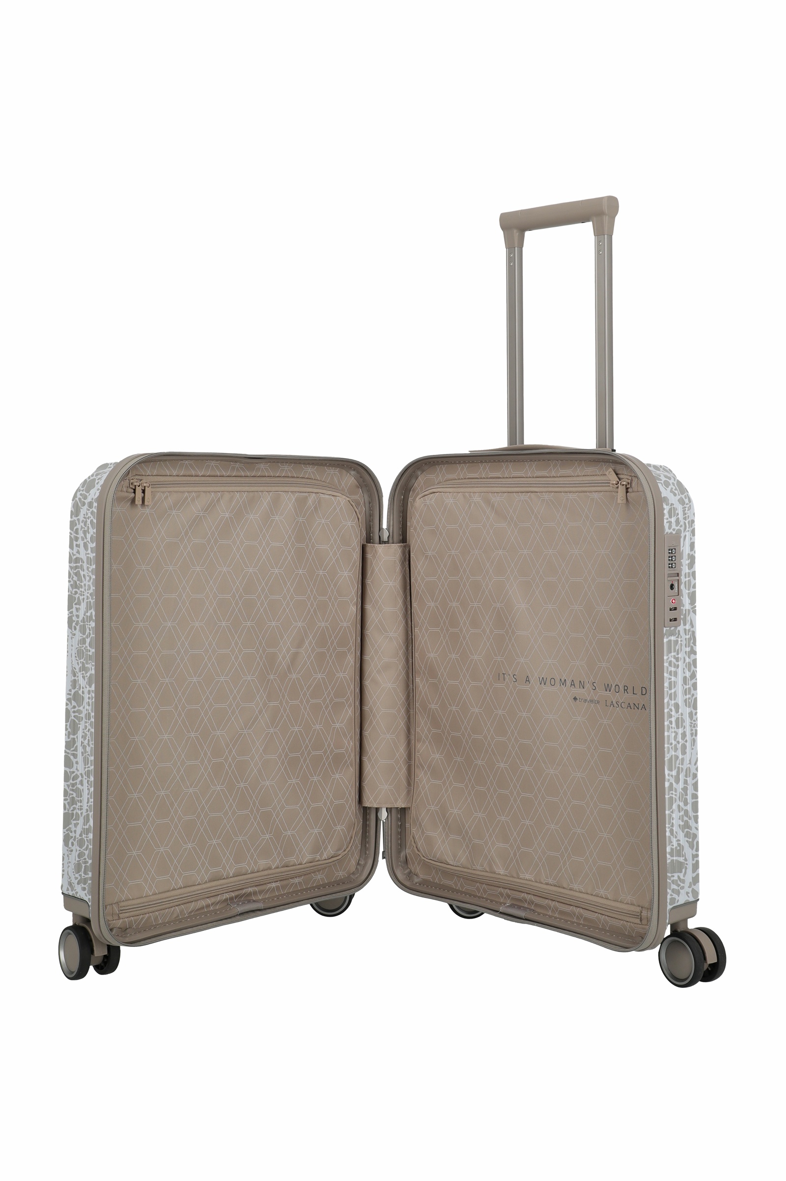 Travelite Lascana Edition ABS S 55 cm mit 4 Rollen Champagner