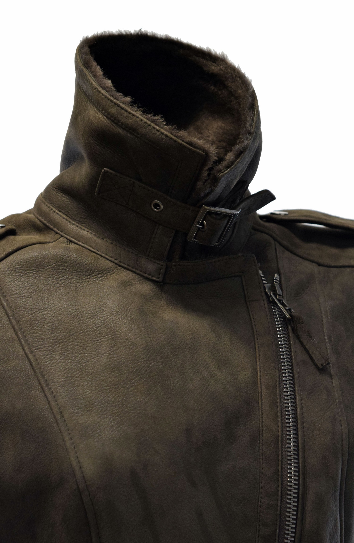 Damen Lammfelljacke Carla Shearling in Mocca