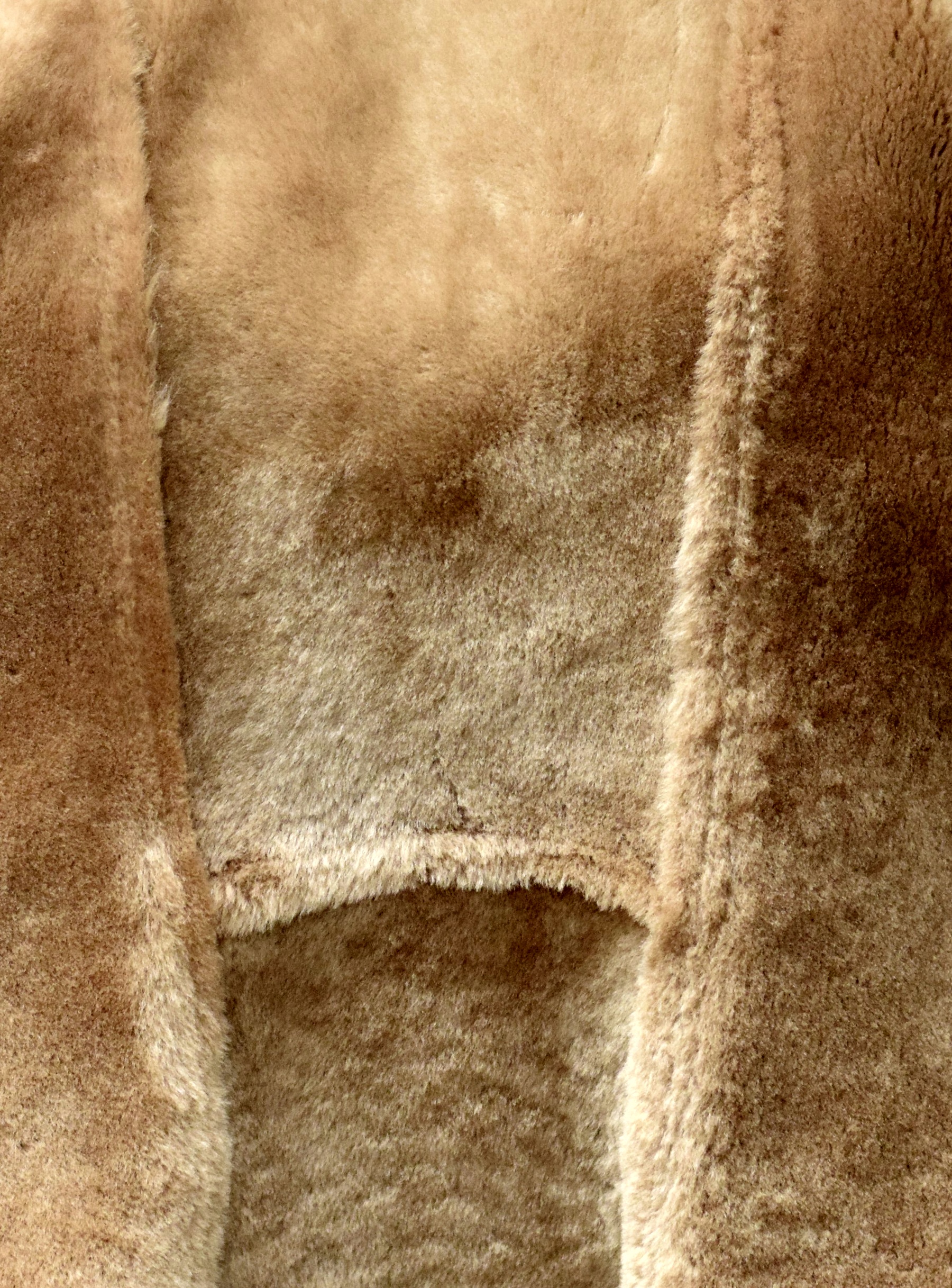 Damen Lammfelljacke Agatha Shearling Nussbraun