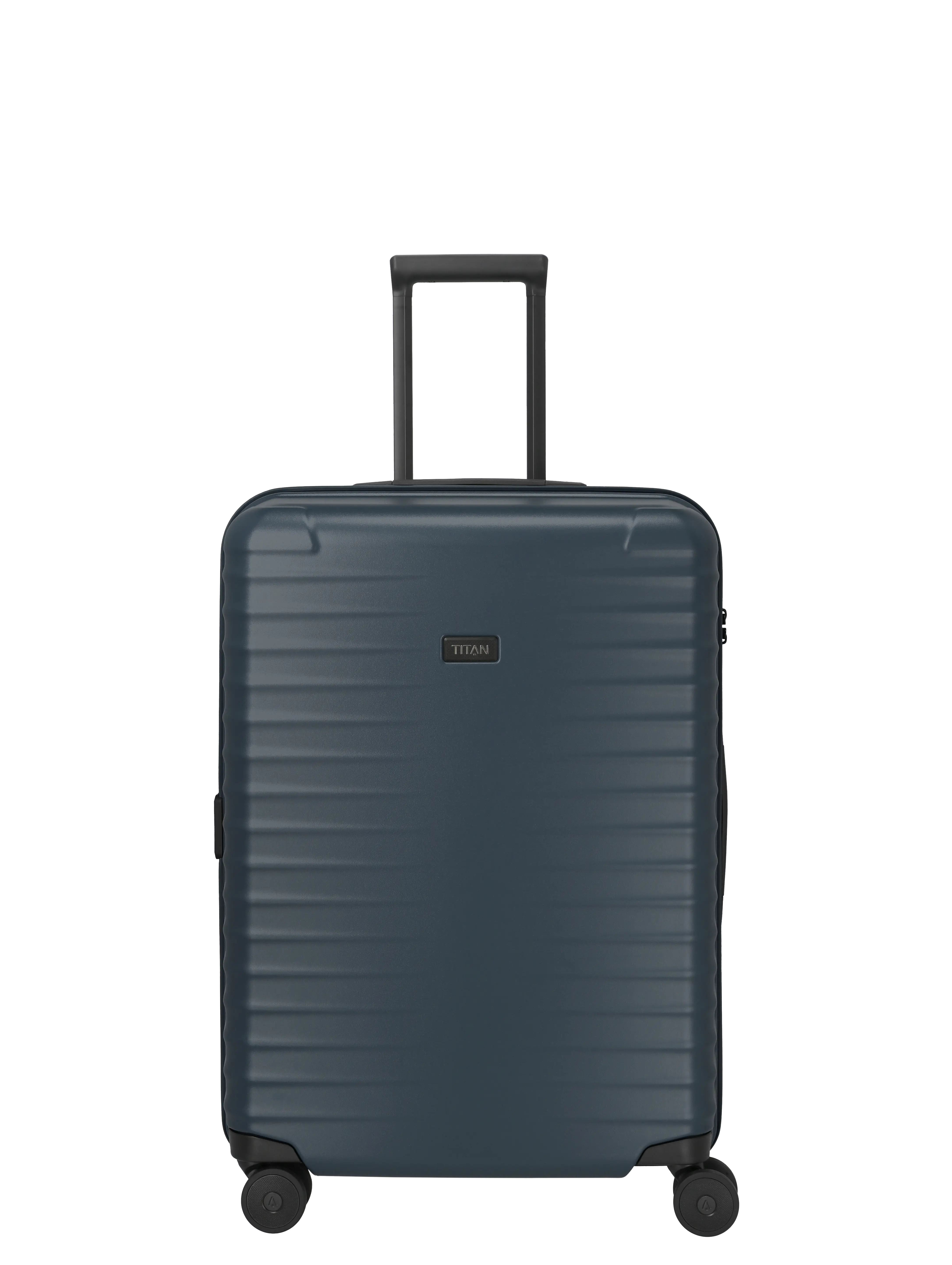 TITAN Trolley UPGRADE M+ 69 cm mit 4 Rollen Midnight Blue