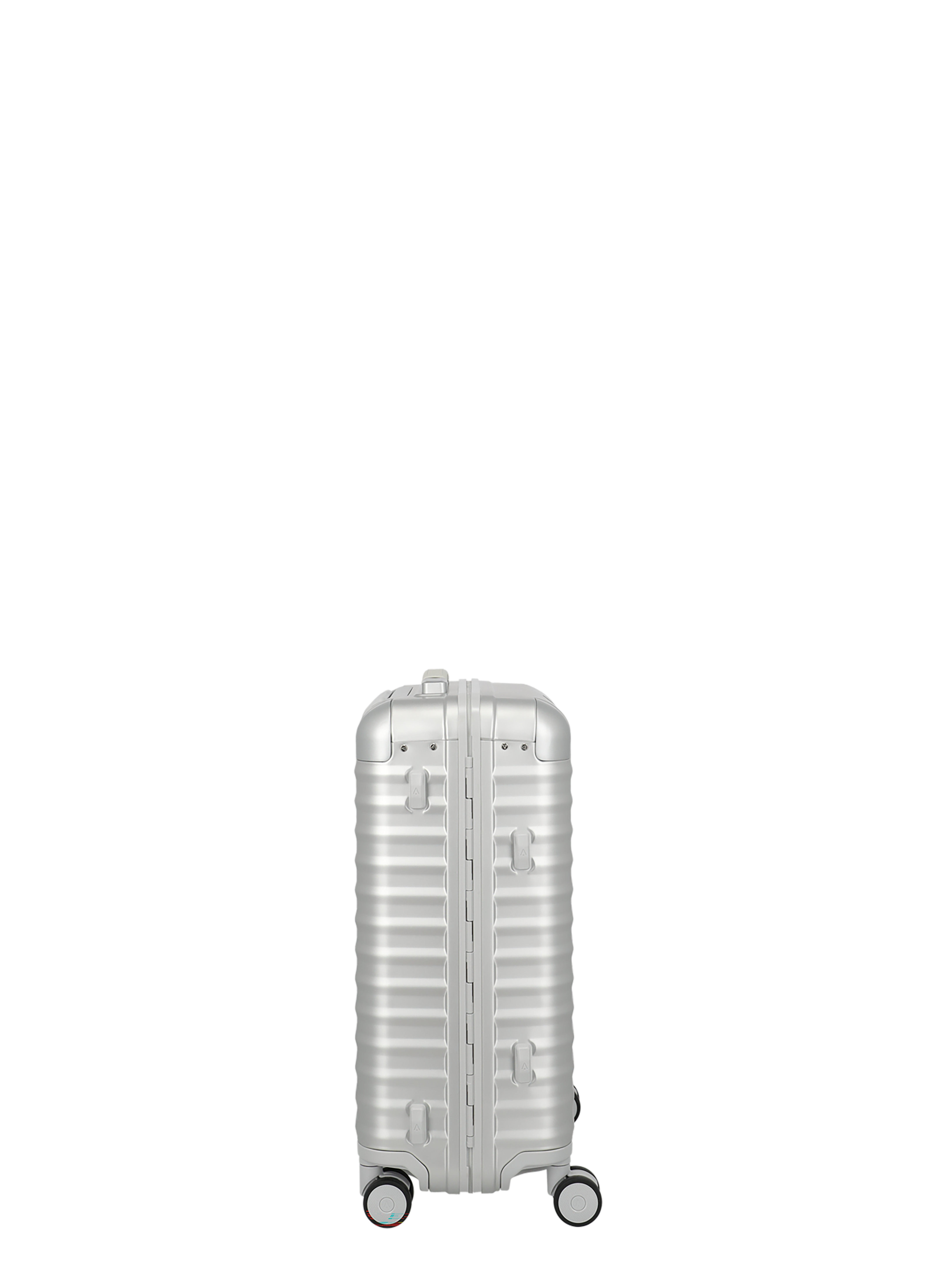 TITAN Aluminium Trolley ETERNITY S 23 cm mit 4 Rollen Silber