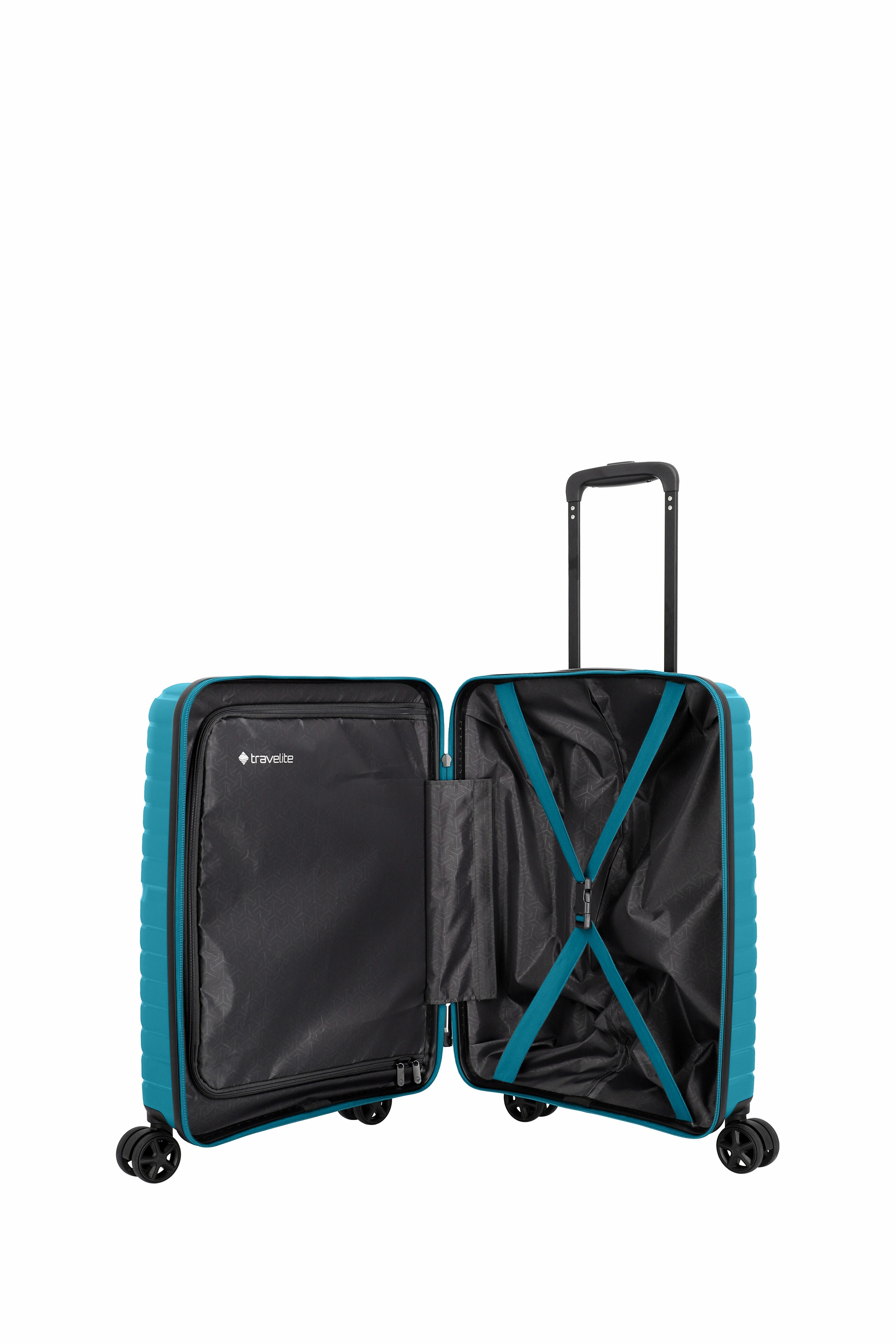 Travelite Trient Trolley 4 Rollen Gr. S 55 cm Polypropylen Petrol