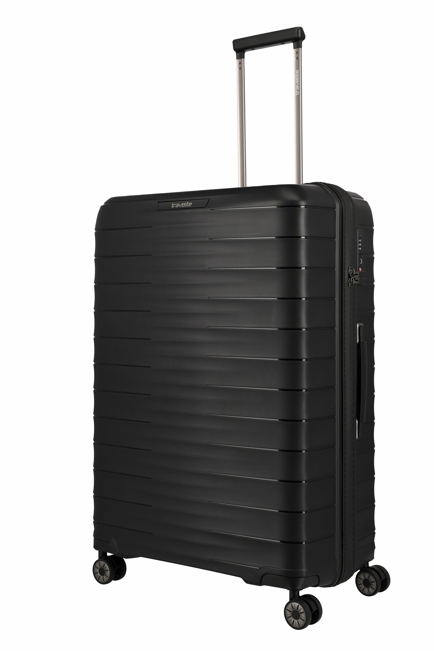 Travelite Koffer Mooby 4 Rollen Trolley L 77 cm  Schwarz