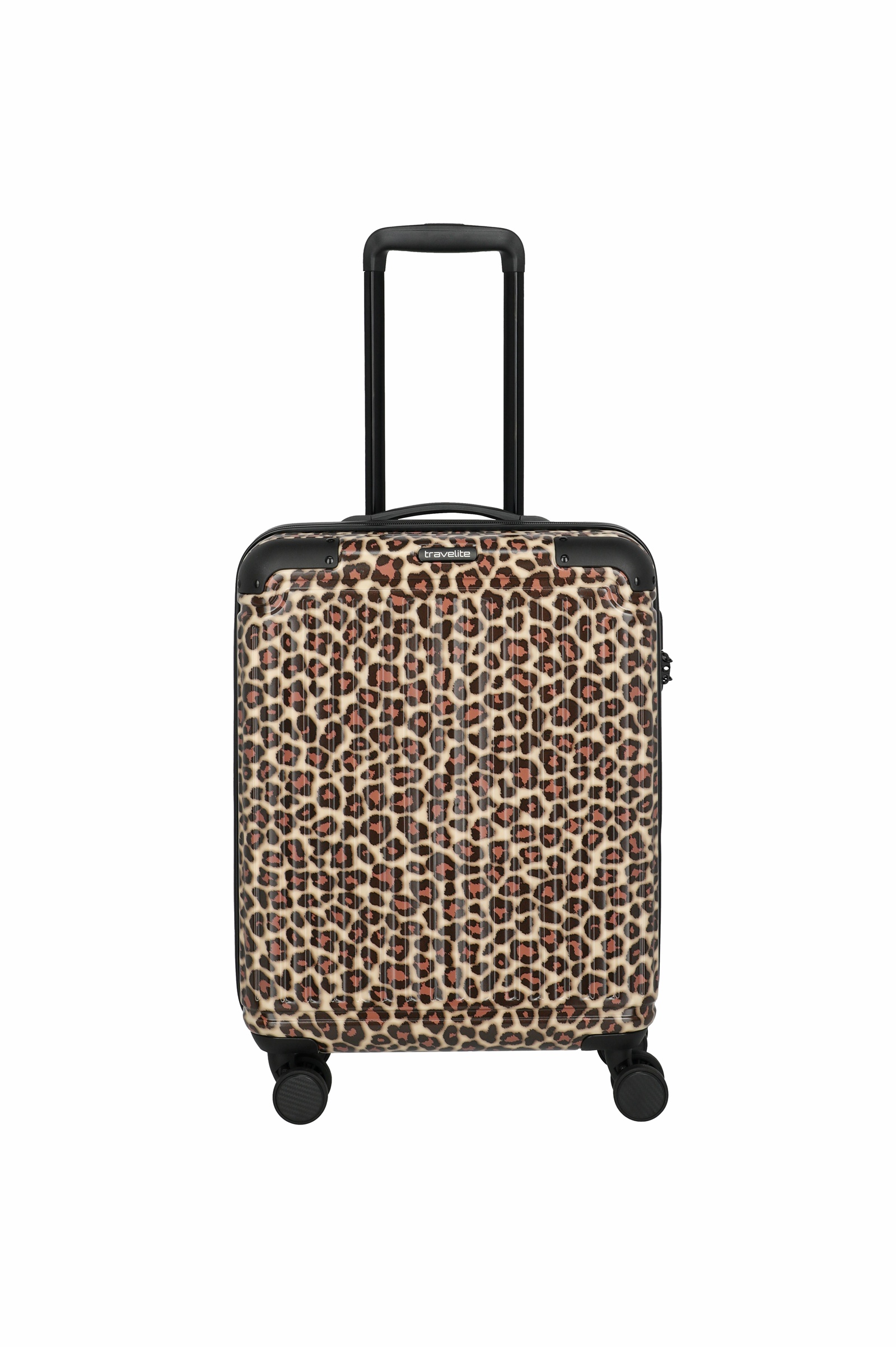 Travelite Trolley Cruise S 55 cm mit 4 Rollen Leopard