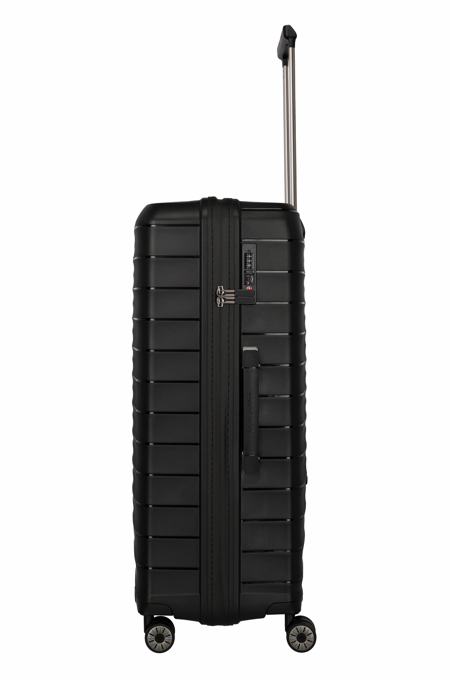 Travelite Koffer Mooby 4 Rollen Trolley L 77 cm  Schwarz