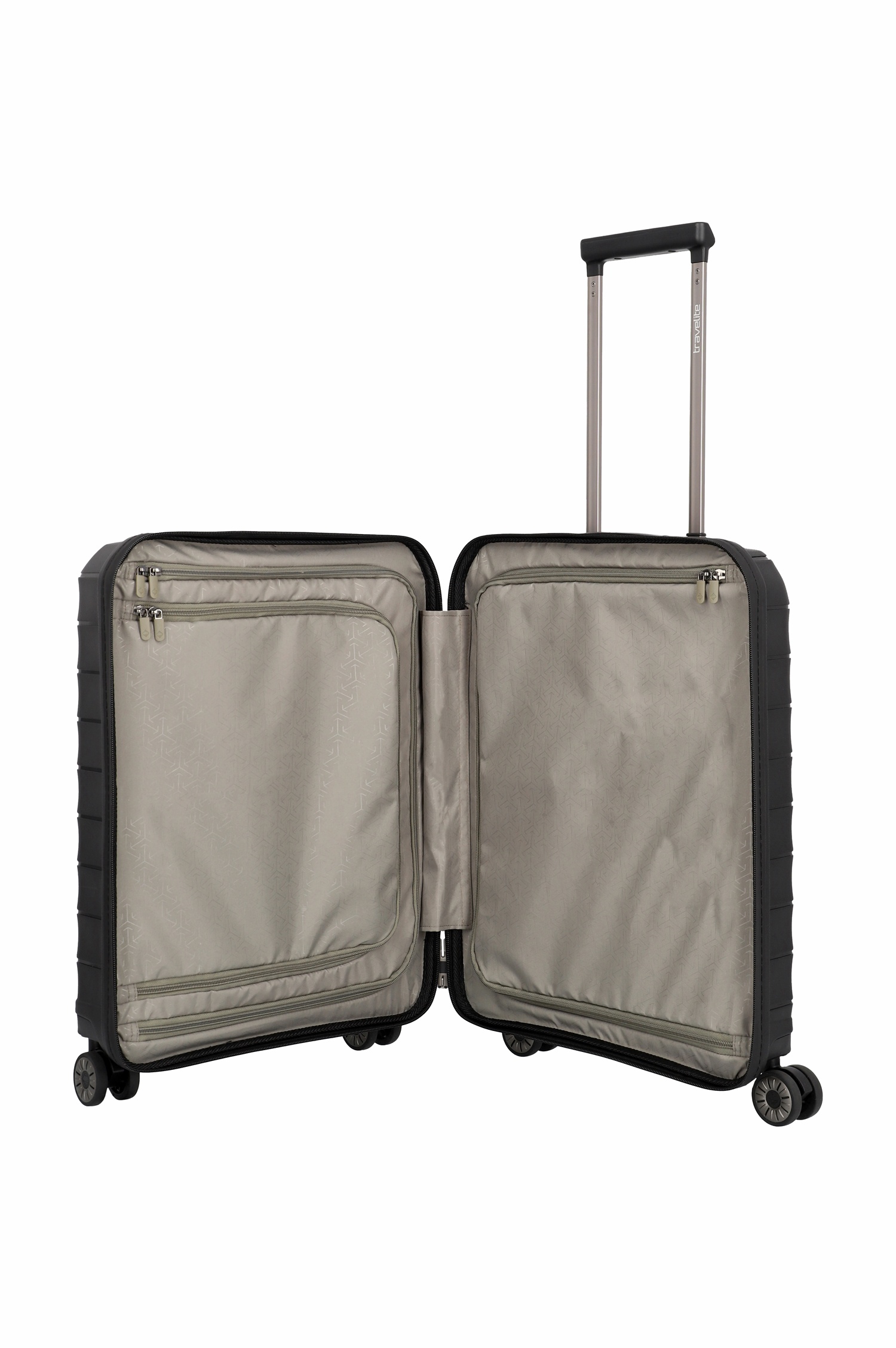 Travelite Koffer Mooby 4 Rollen Trolley S 55 cm Schwarz