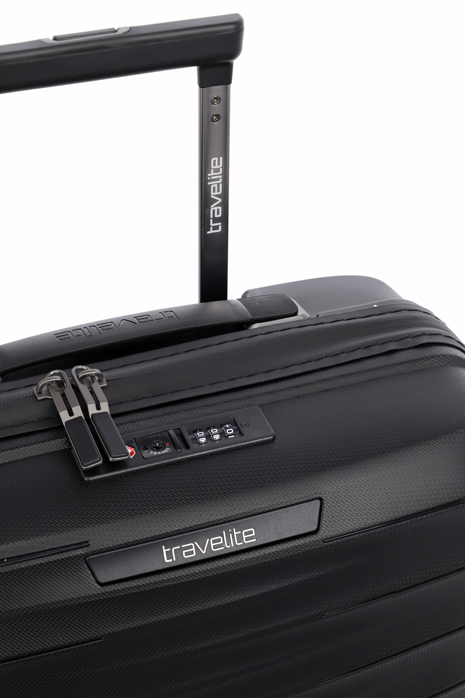 Travelite Koffer Mooby 4 Rollen Trolley S 55 cm Schwarz