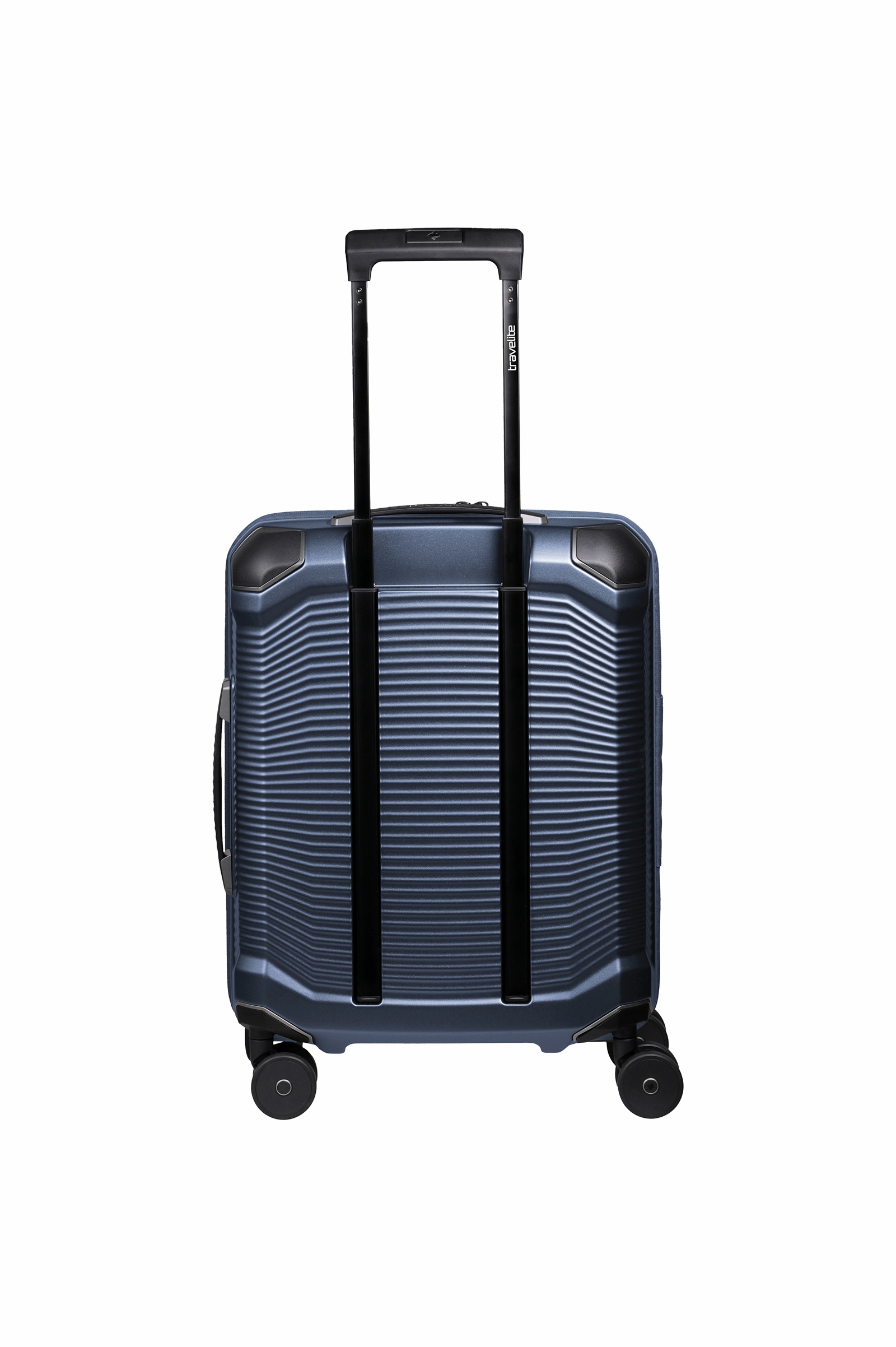 Travelite Koffer Trolley Millenium Vortasche 55 cm S+ 4 Rollen Navy