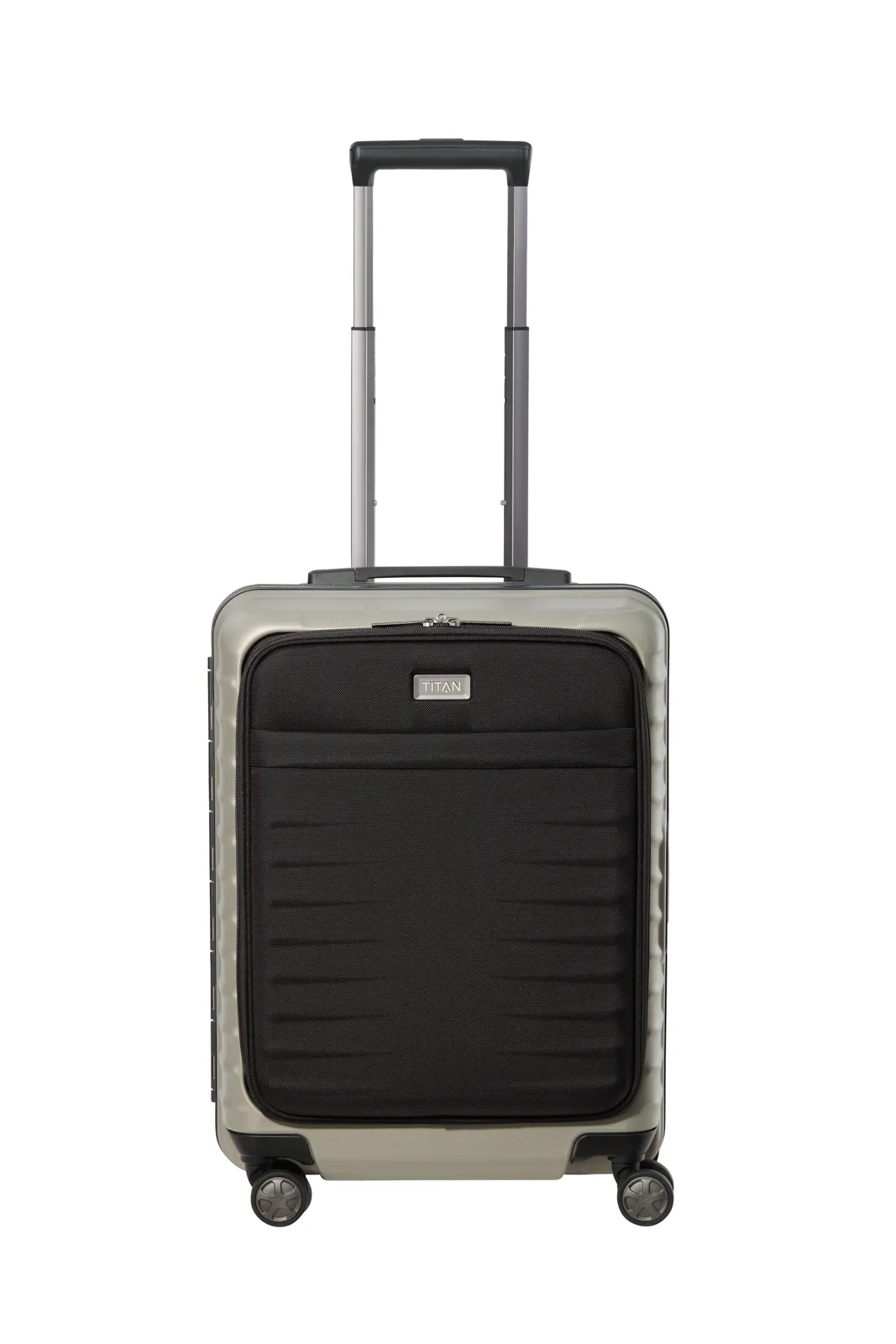 TITAN Trolley LITRON FRAME Vortasche S+ 55 cm mit 4 Rollen Champagner