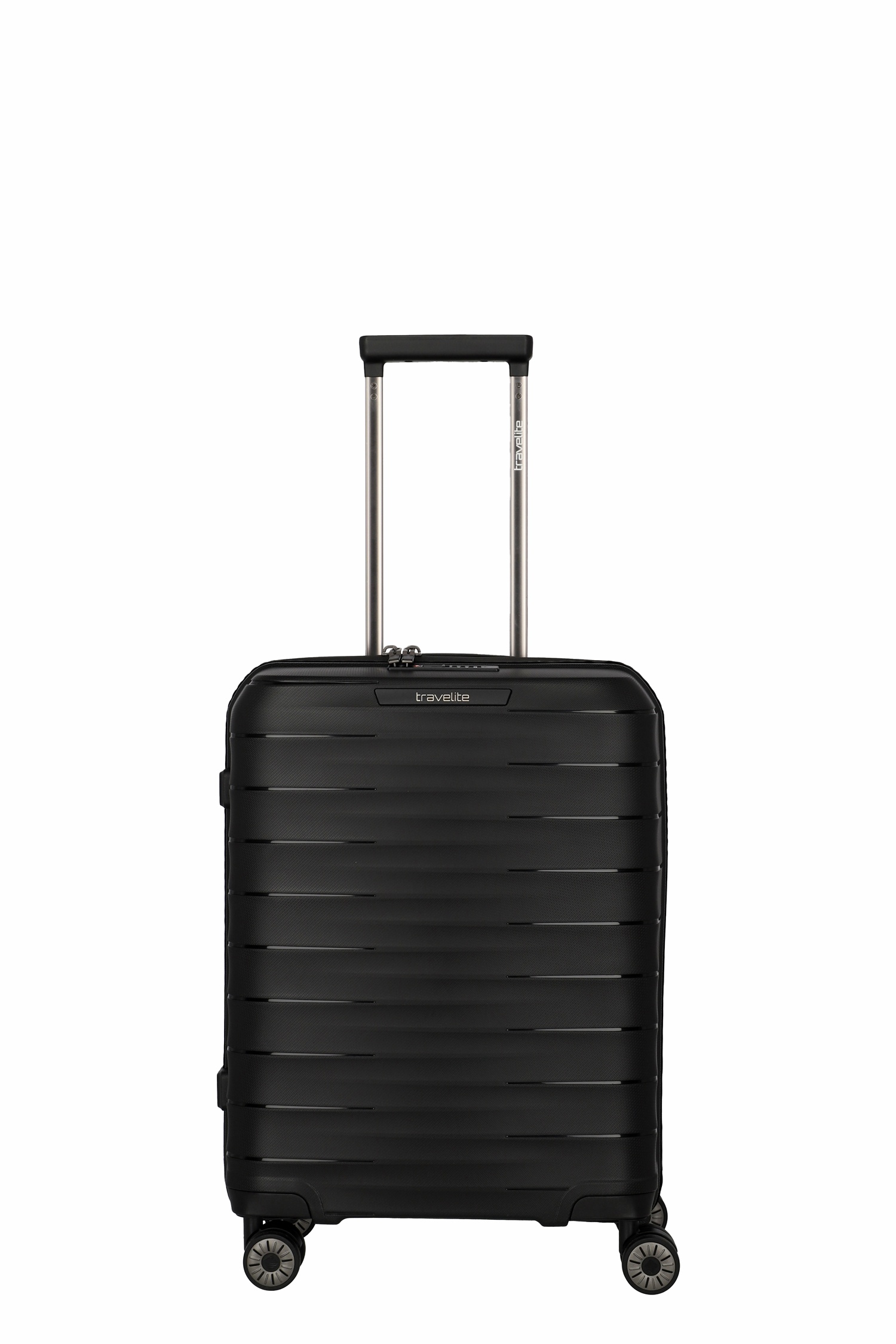 Travelite Koffer Mooby 4 Rollen Trolley S 55 cm Schwarz